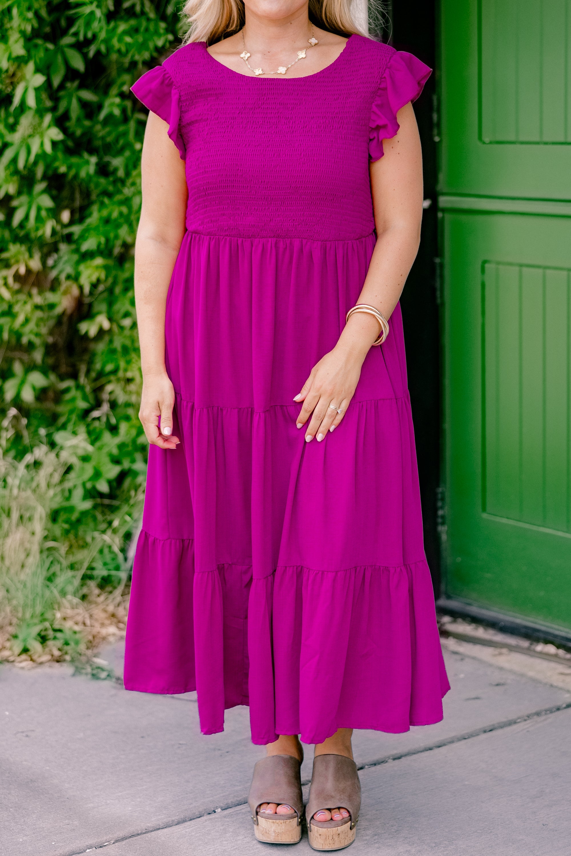 Our Sweet Memories Dress, Berry