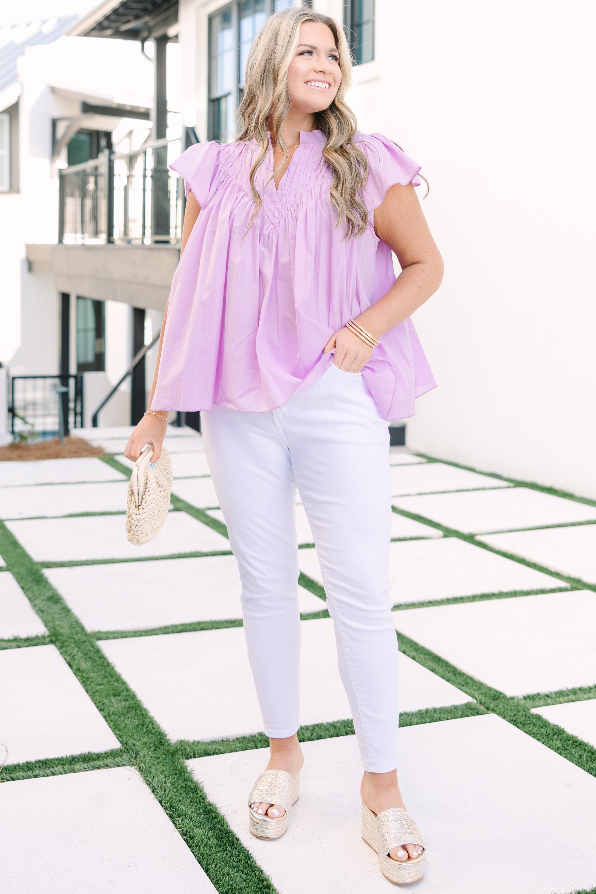 Out For Fun Top, Purple