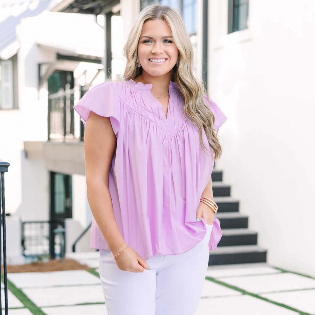 Out For Fun Top, Purple