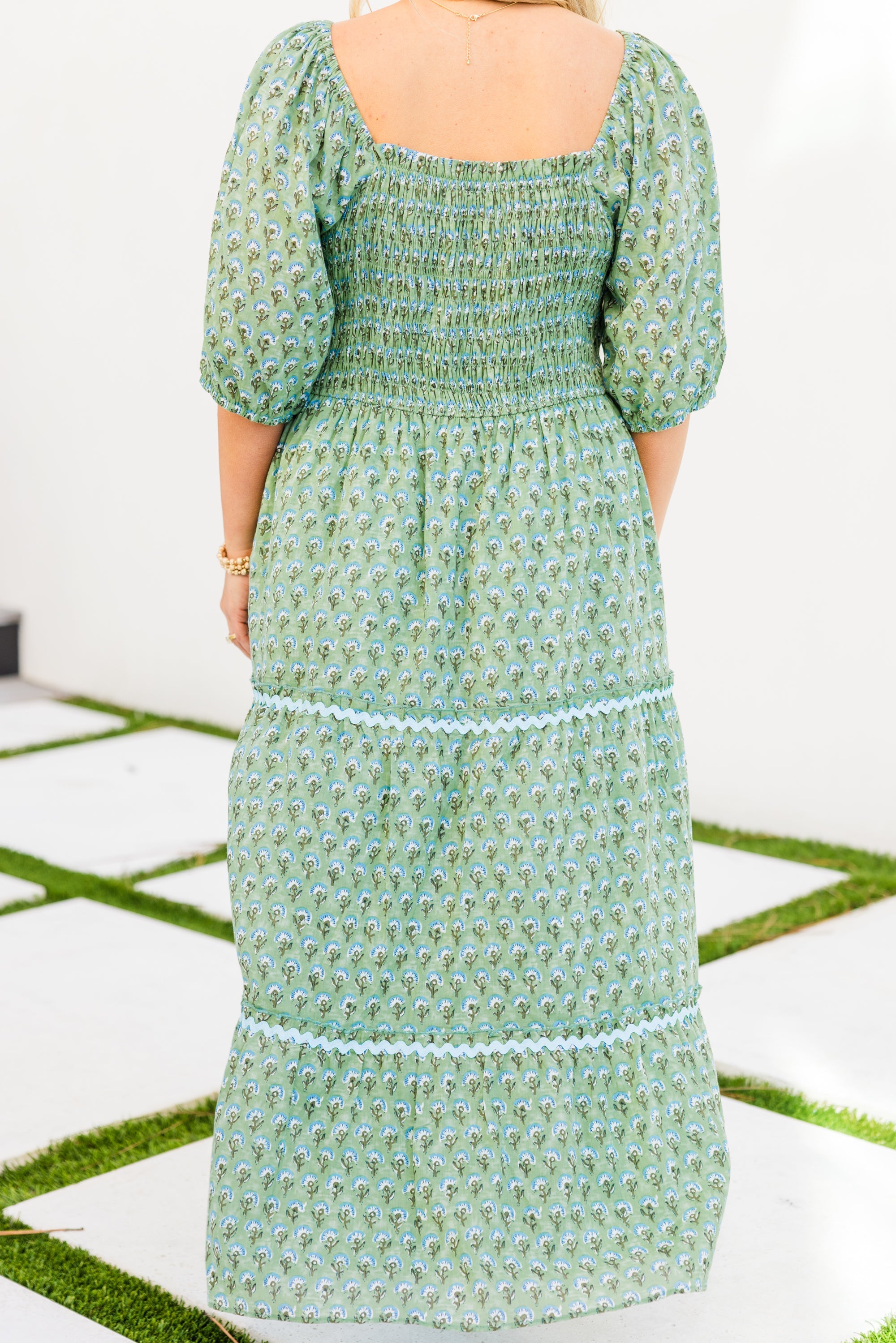 Out Of Touch Dress, Green