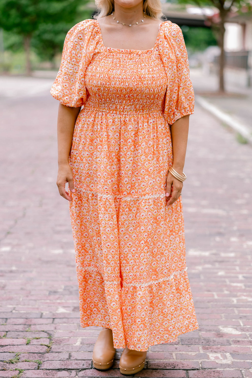 Out Of Touch Dress, Orange