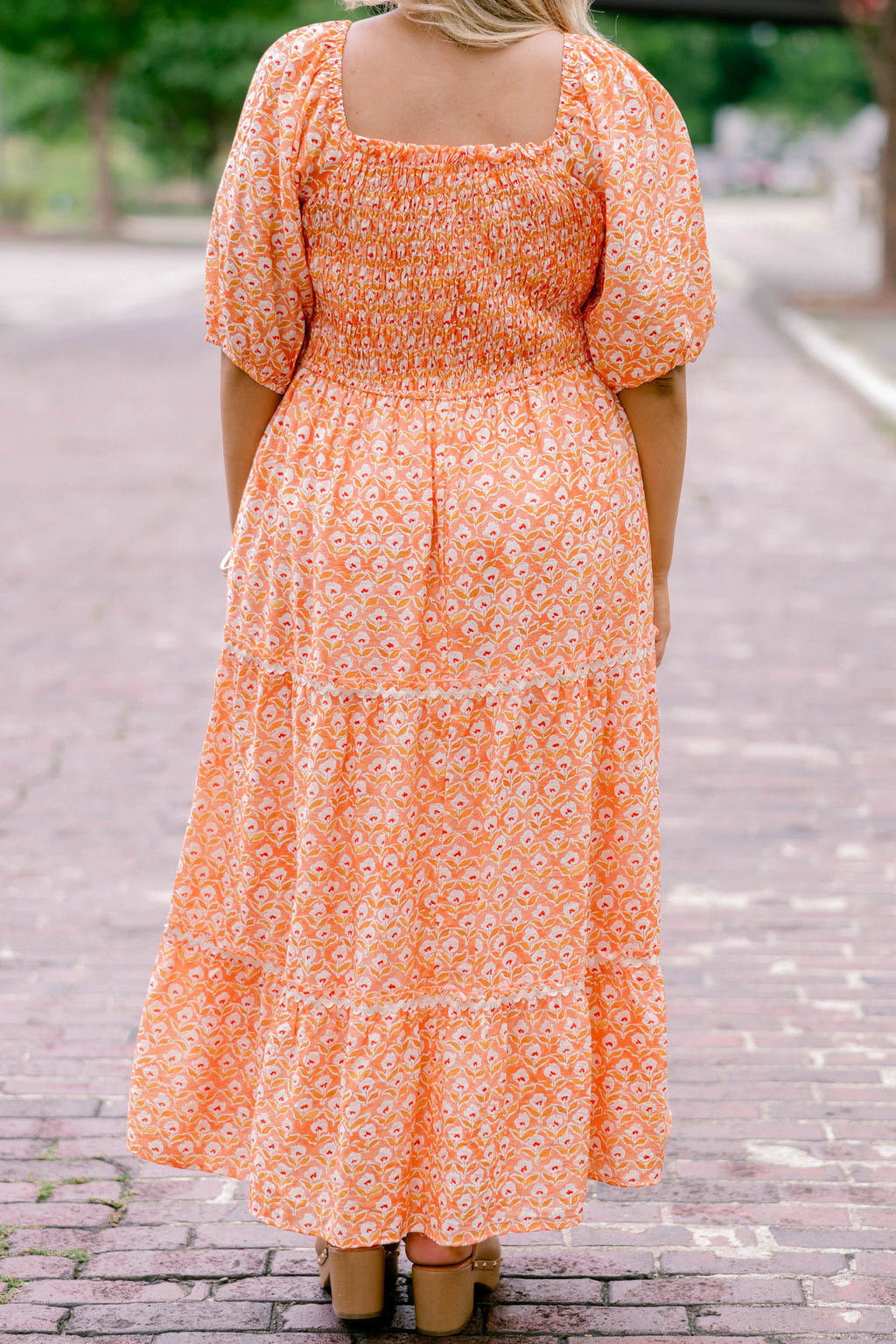Out Of Touch Dress, Orange