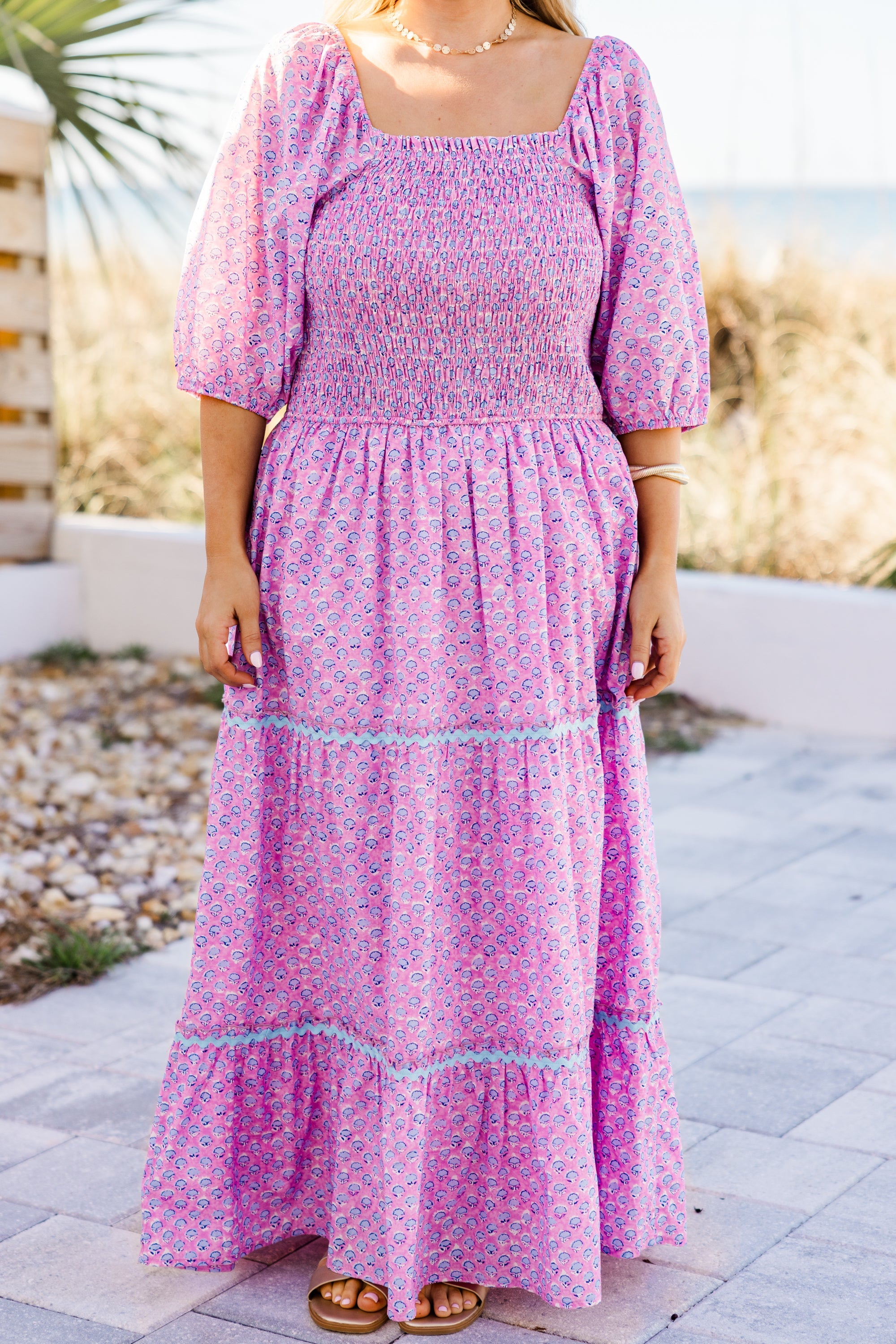 Out Of Touch Dress, Pink
