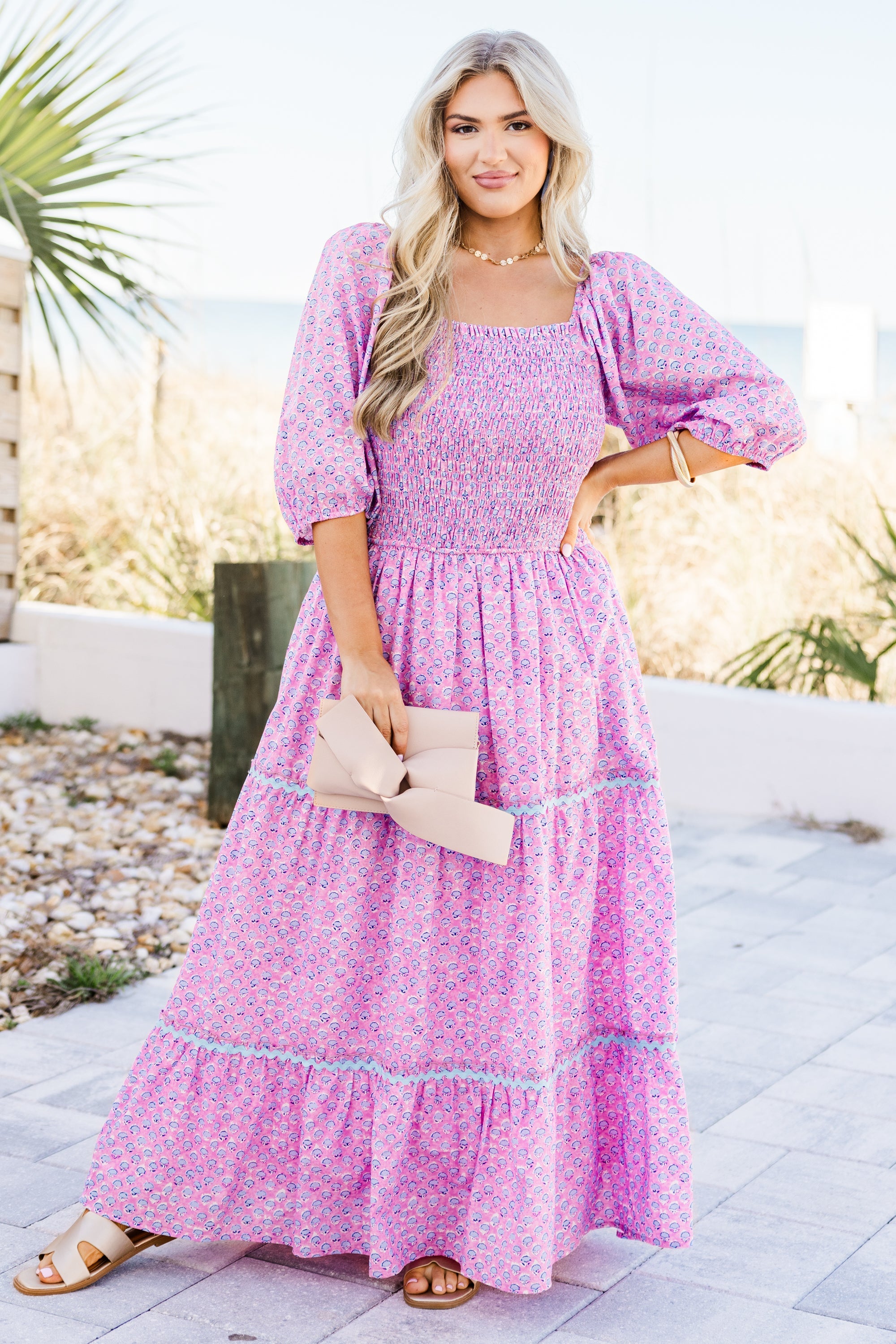 Out Of Touch Dress, Pink