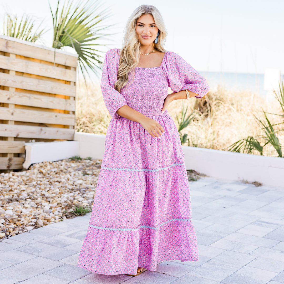 Out Of Touch Dress, Pink