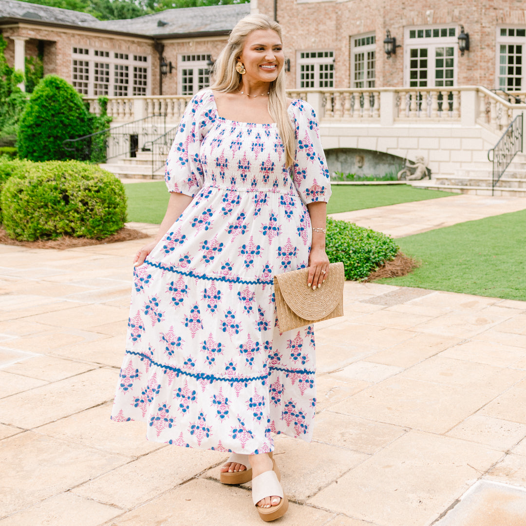 Out Of Touch Dress, White