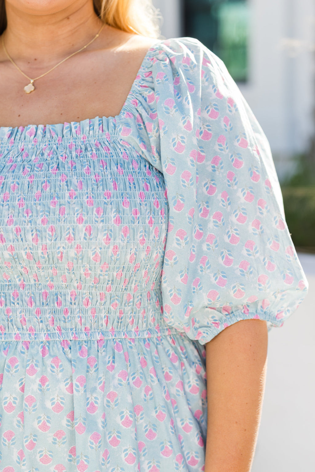 Out of Touch Dress, Baby Blue