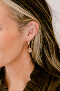 Over In Clover Earrings, Gold