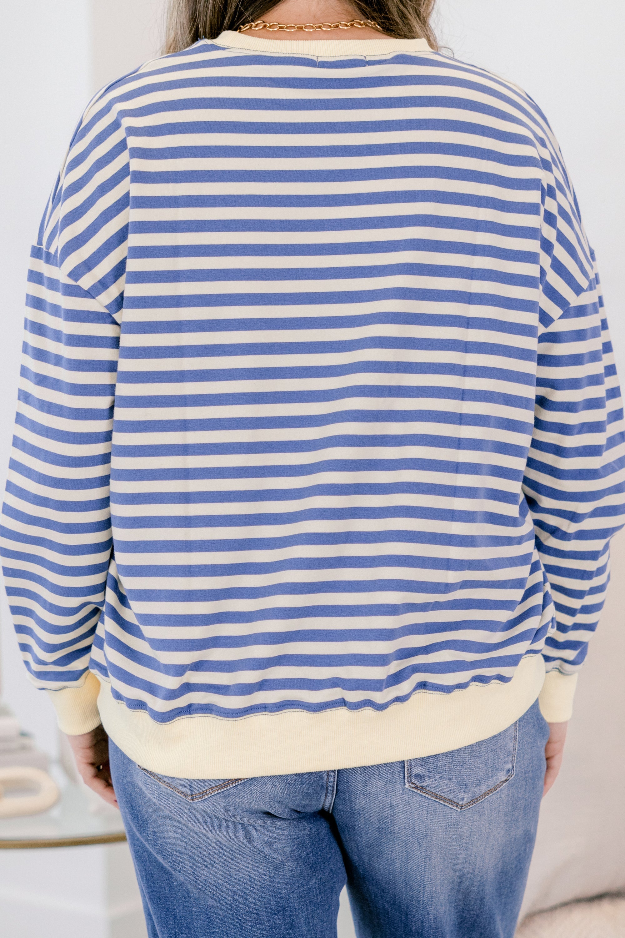 Over My Heart Pullover, Blue