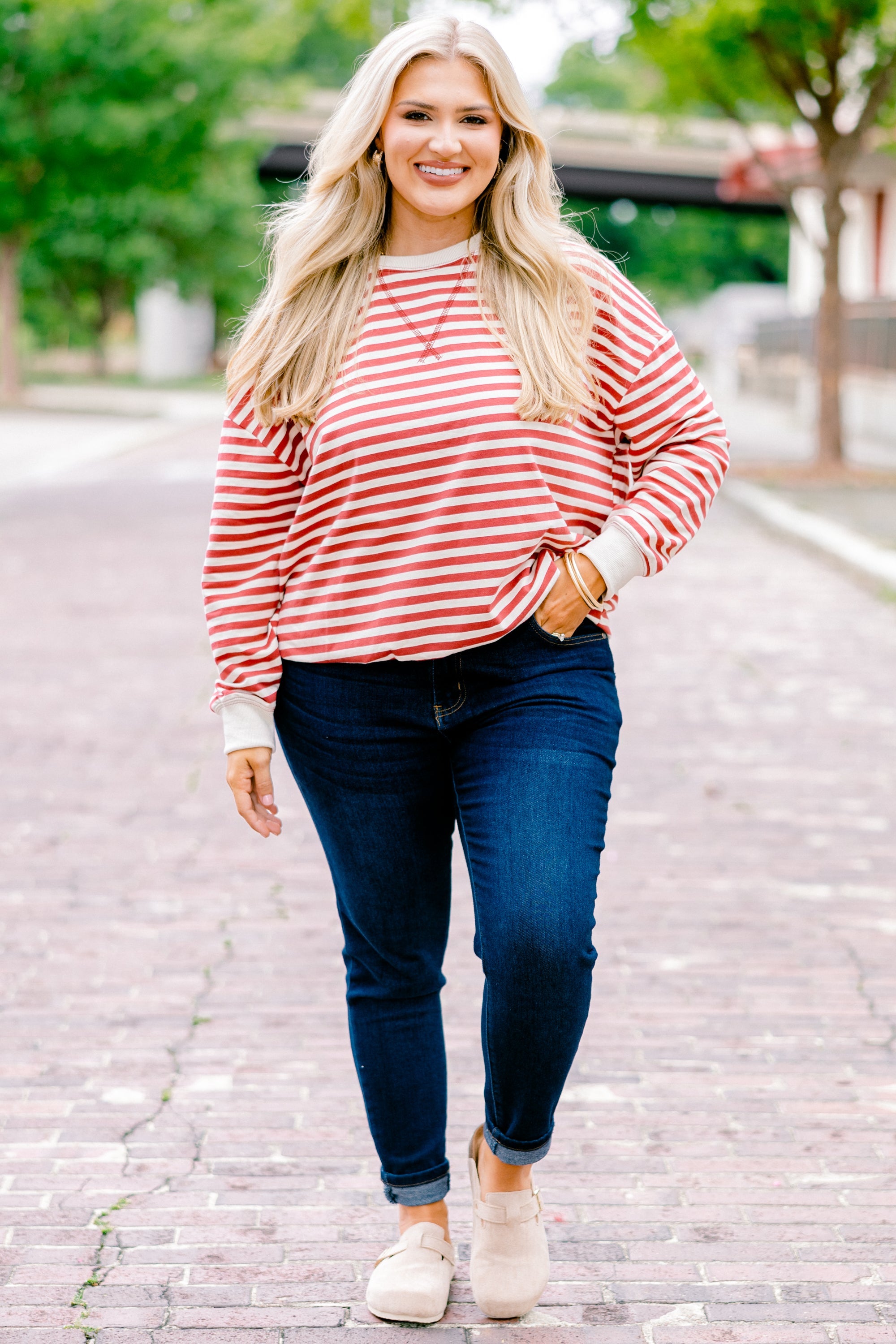 Over My Heart Pullover, Rust