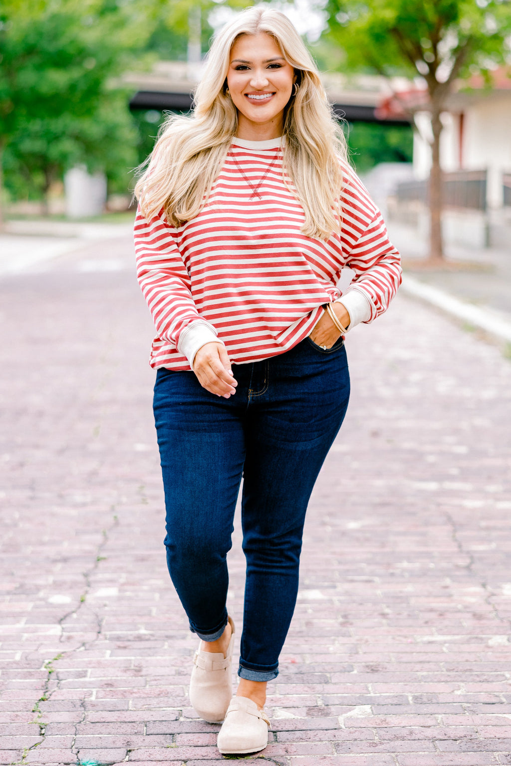 Over My Heart Pullover, Rust