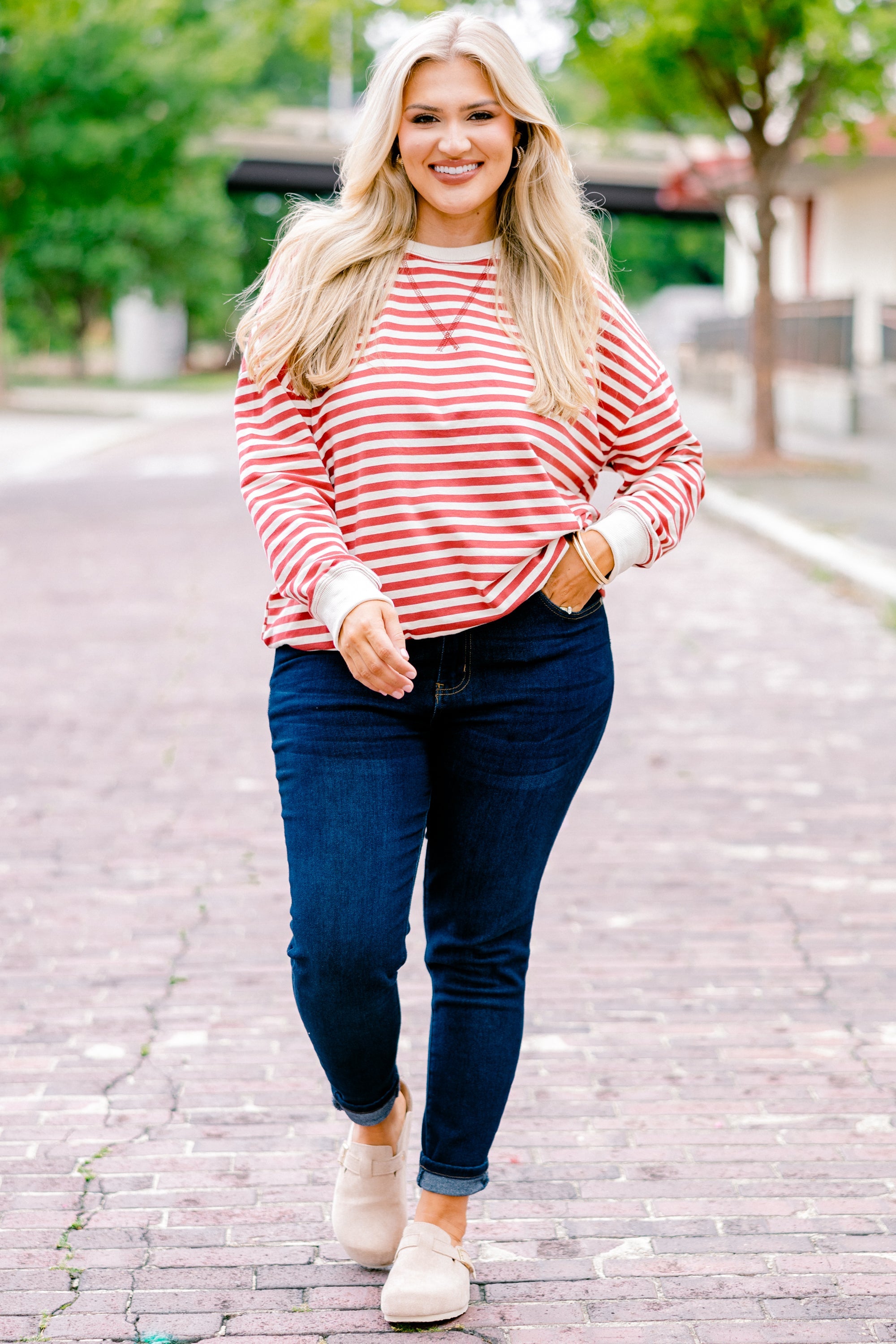 Over My Heart Pullover, Rust