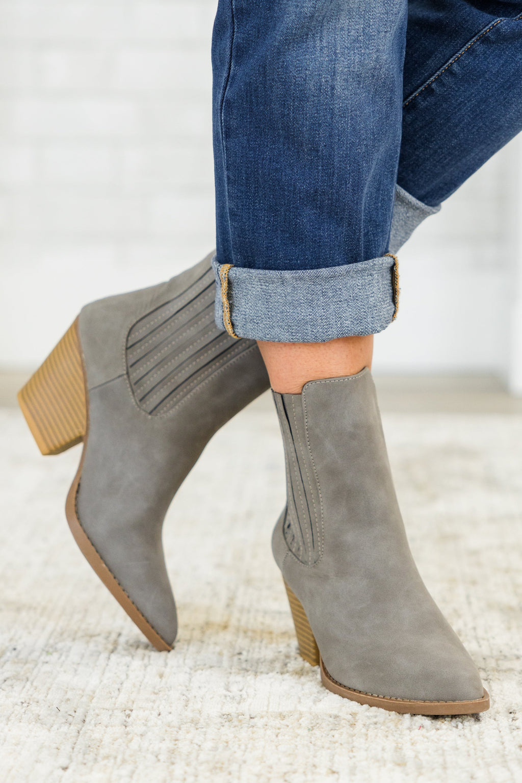 Over The Water Booties, Grey