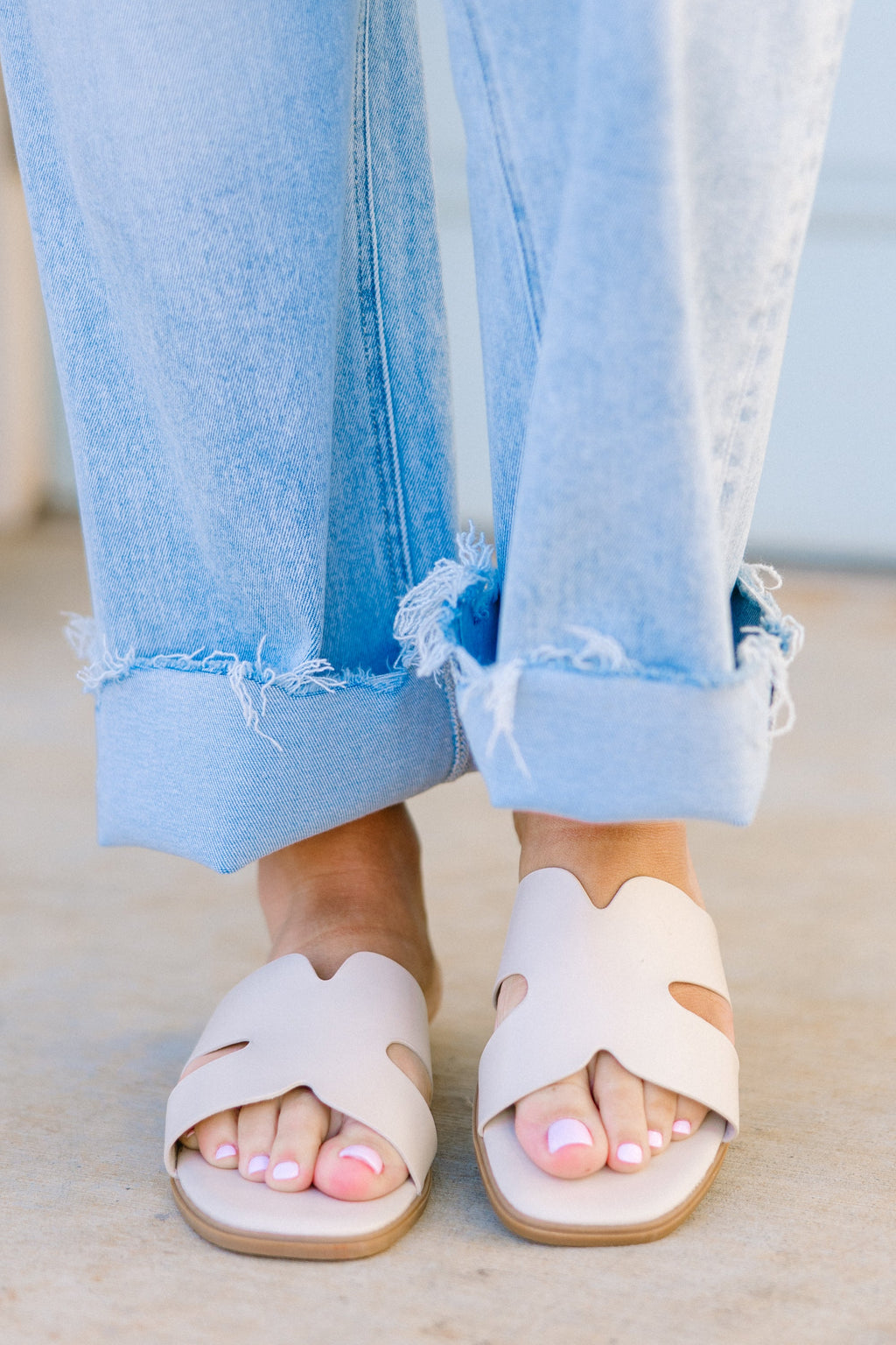 Palm Shores Sandals, Nude
