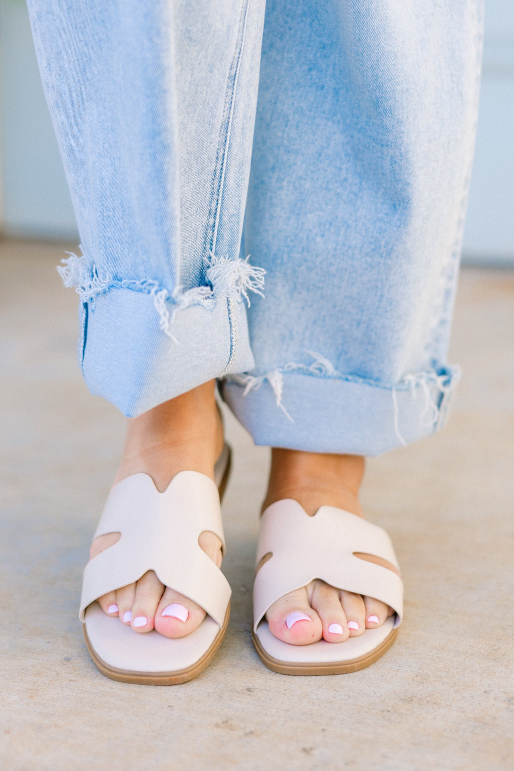 Palm Shores Sandals, Nude