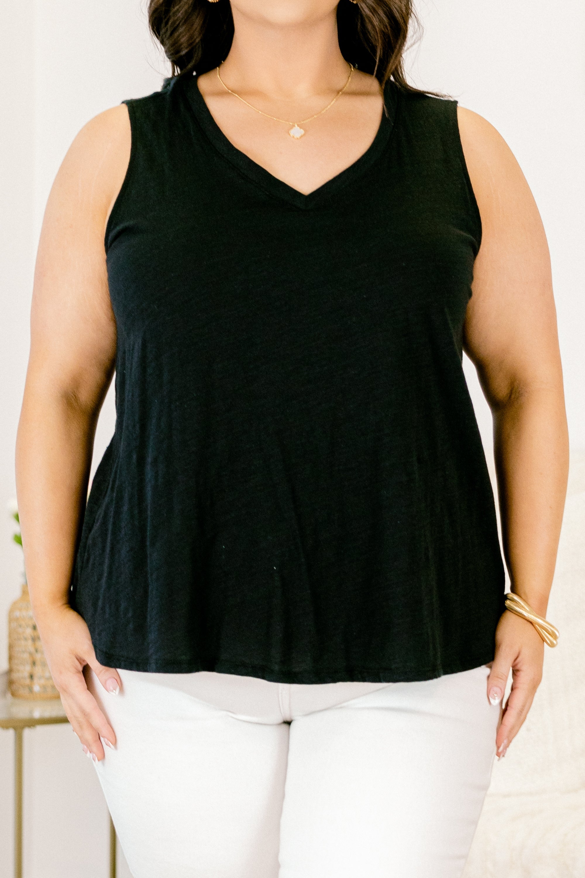 Palms Tank, Black
