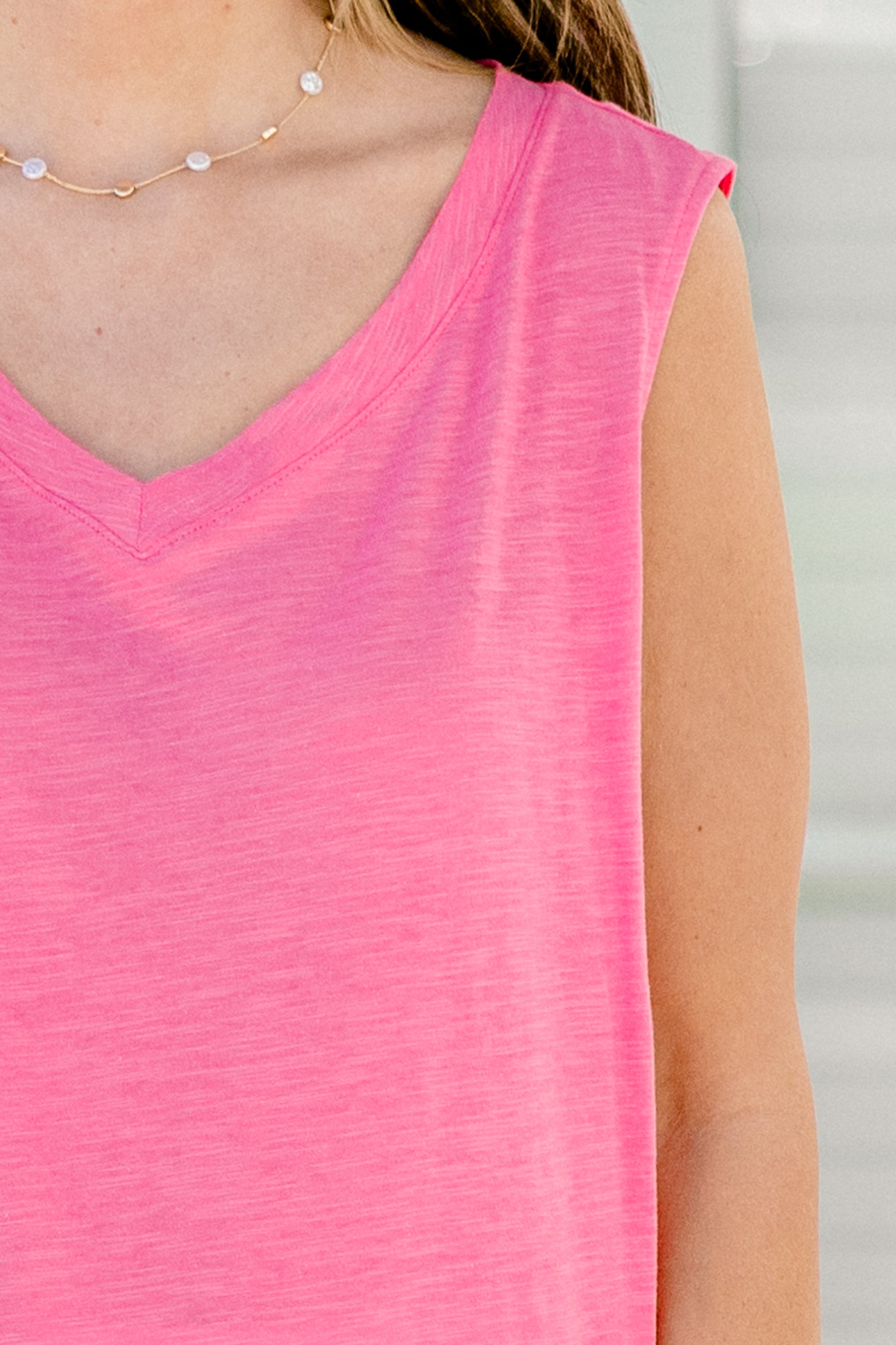 Palms Tank, Hot Pink
