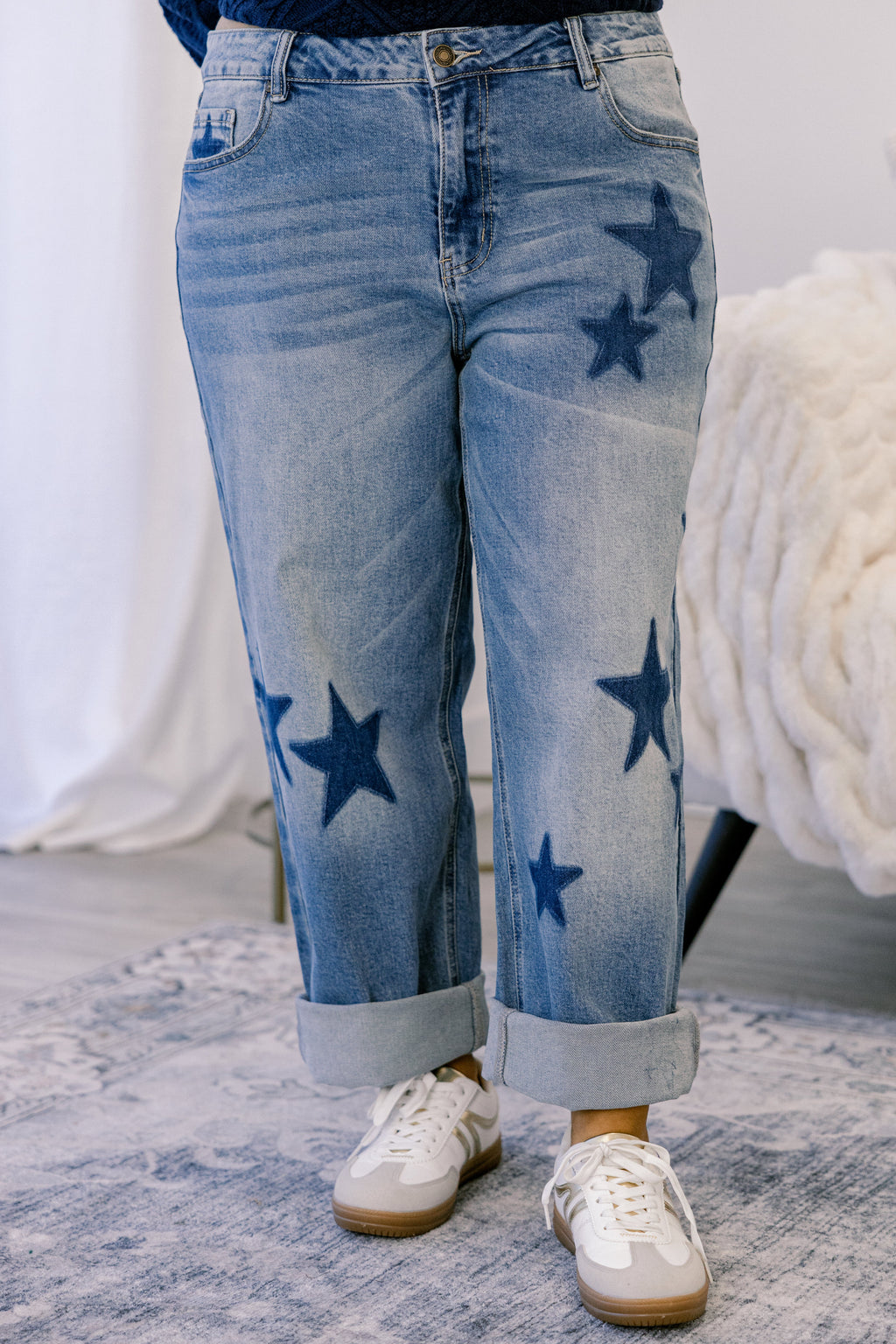 Passing Notes Jeans, Star Patch