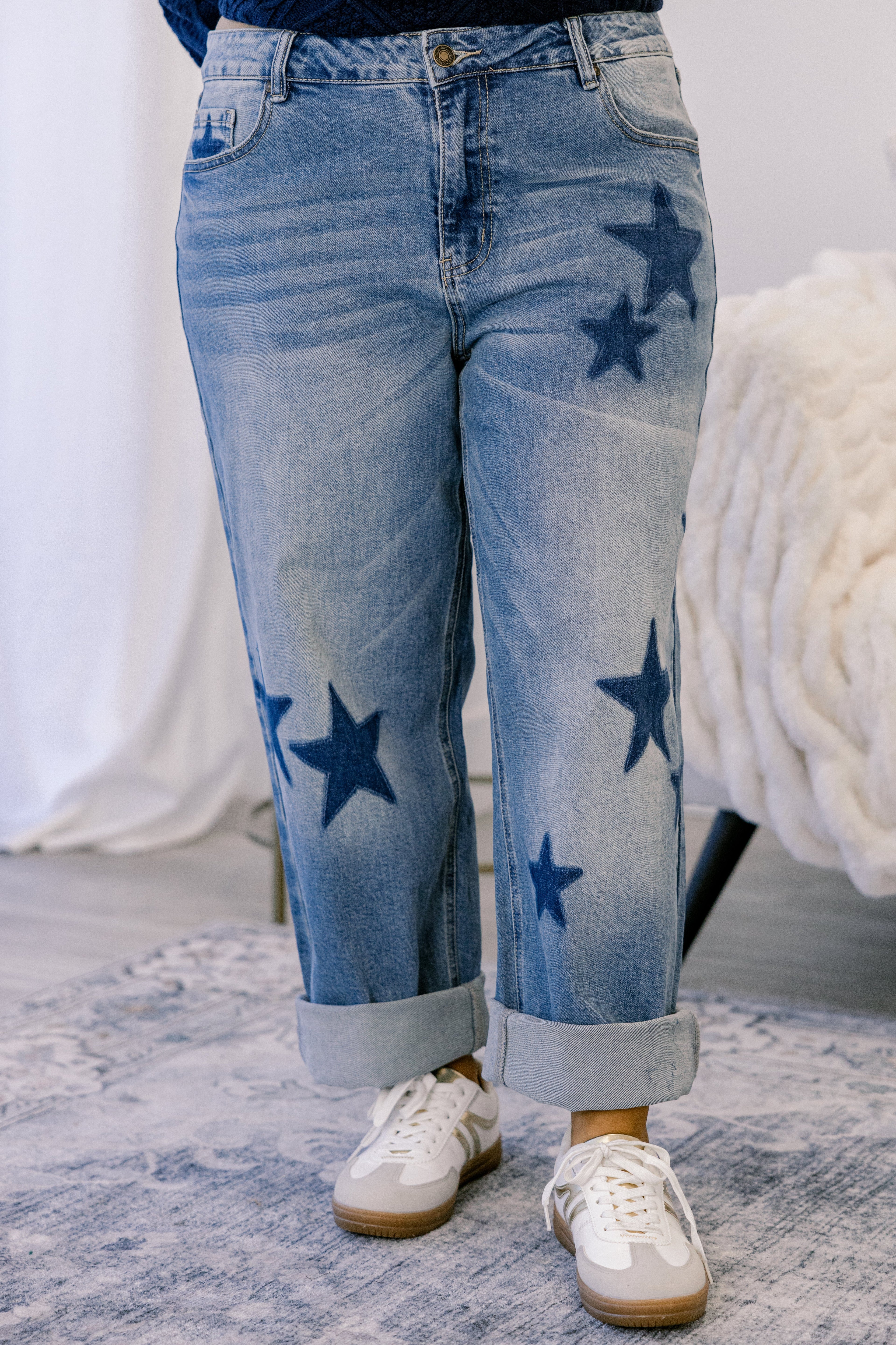 Passing Notes Jeans, Star Patch