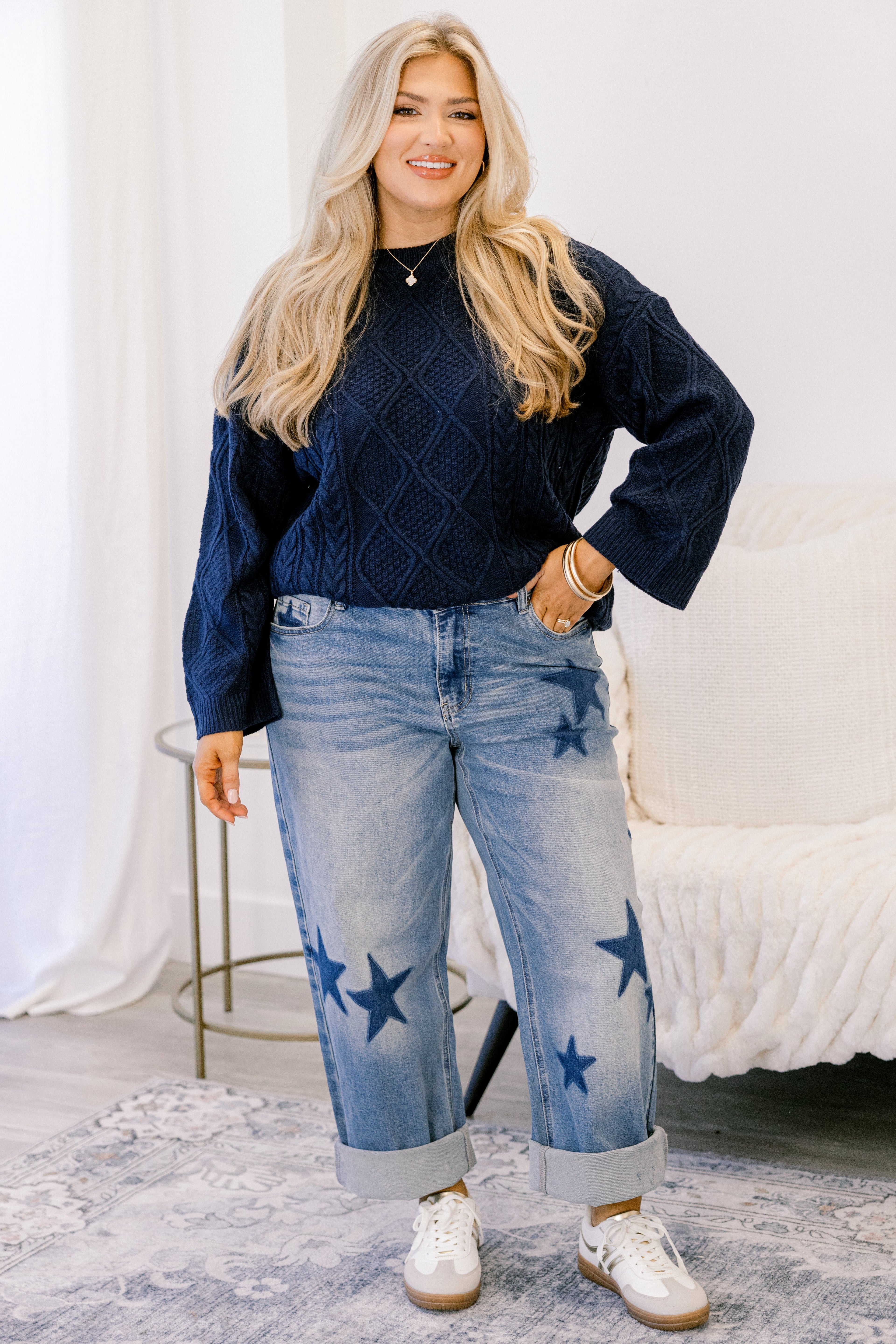 Passing Notes Jeans, Star Patch