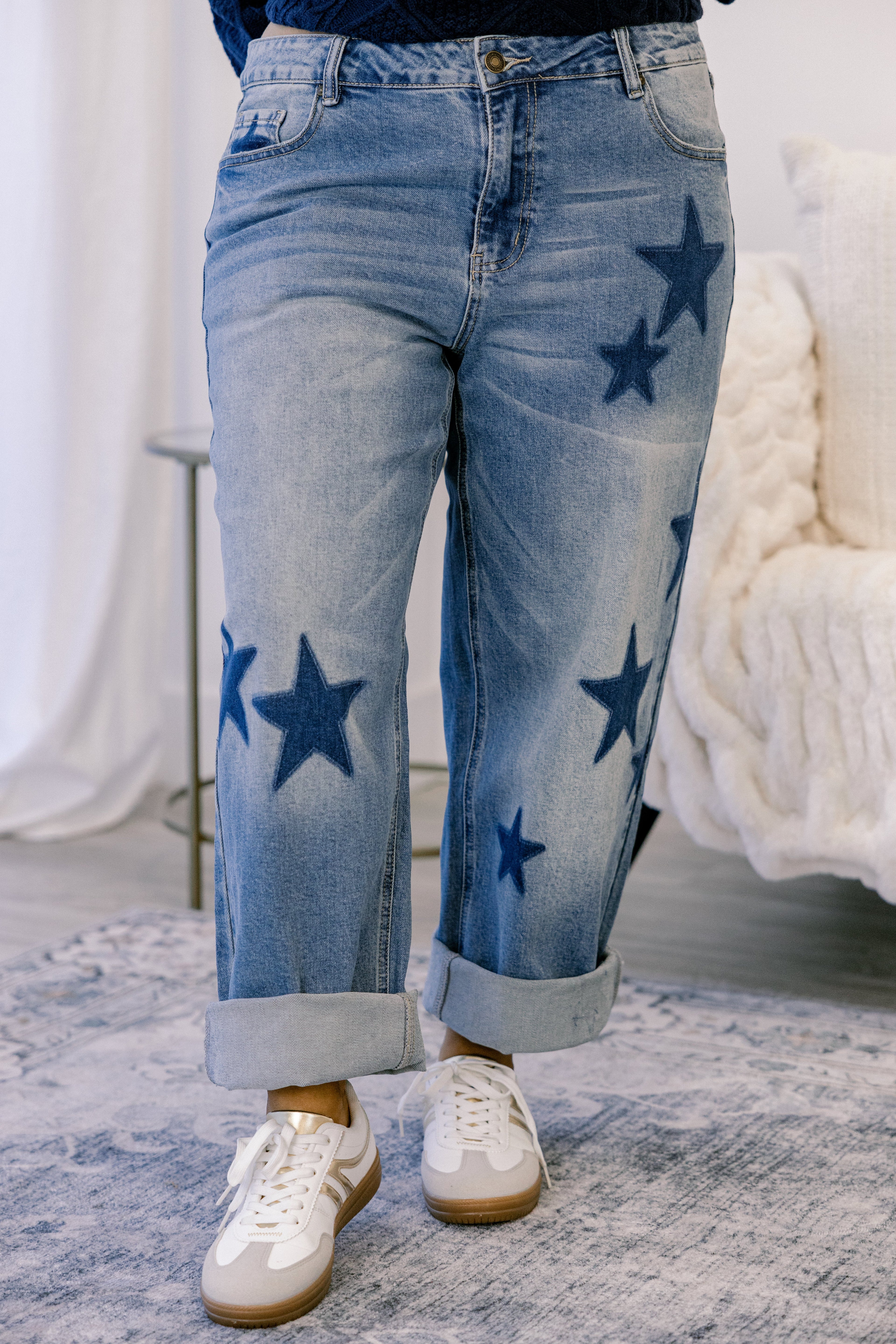 Passing Notes Jeans, Star Patch