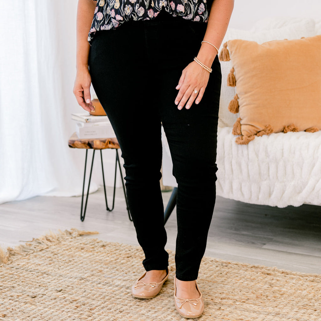Peaceful Feelings Jeggings, Black