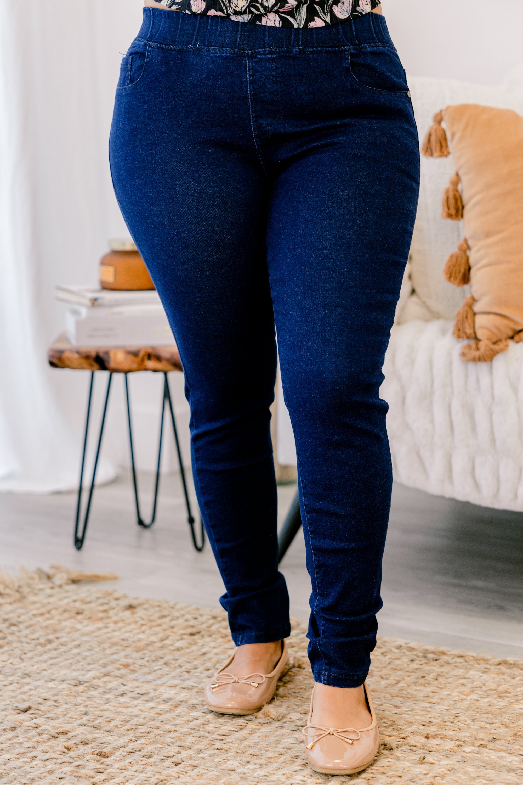 Peaceful Feelings Jeggings, Blue