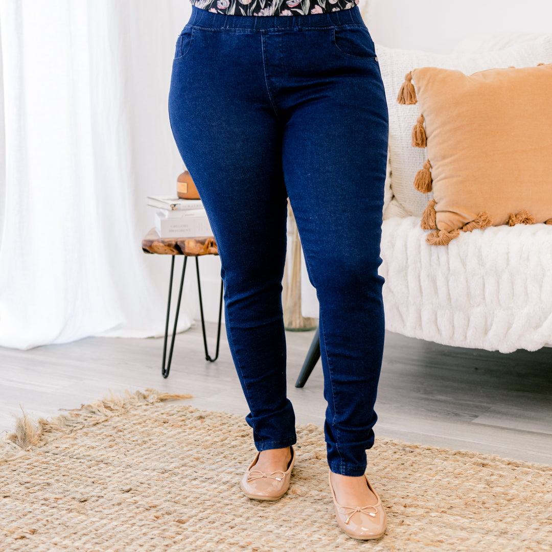 Peaceful Feelings Jeggings, Blue