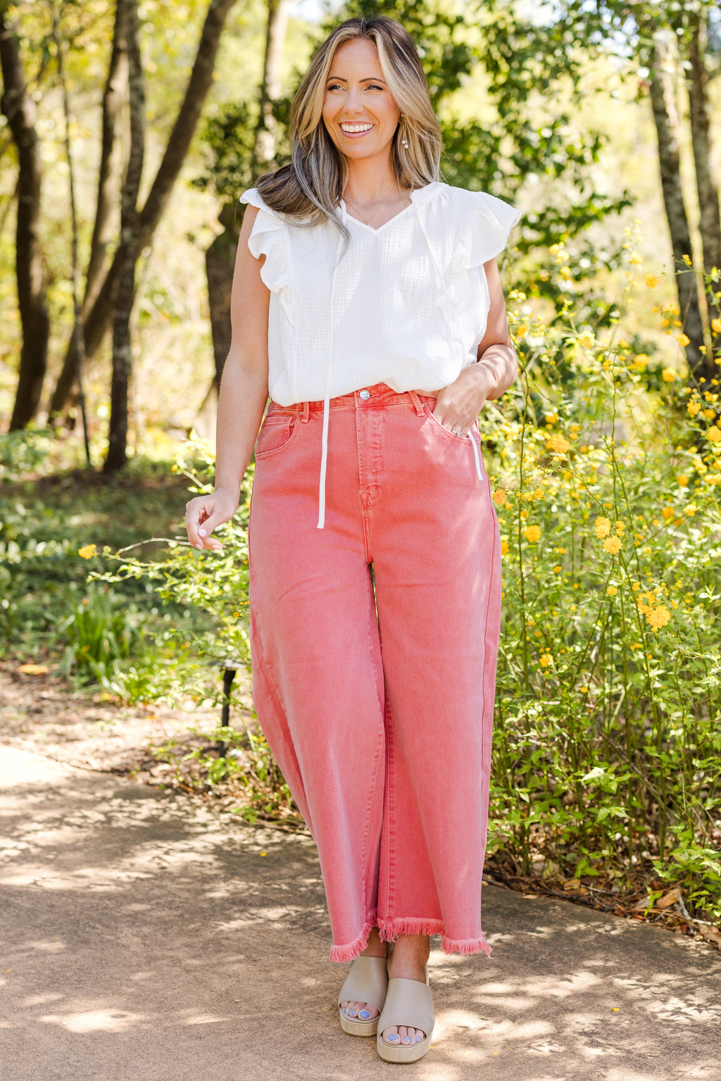 Peachy Keen Jeans, Peach Blossom