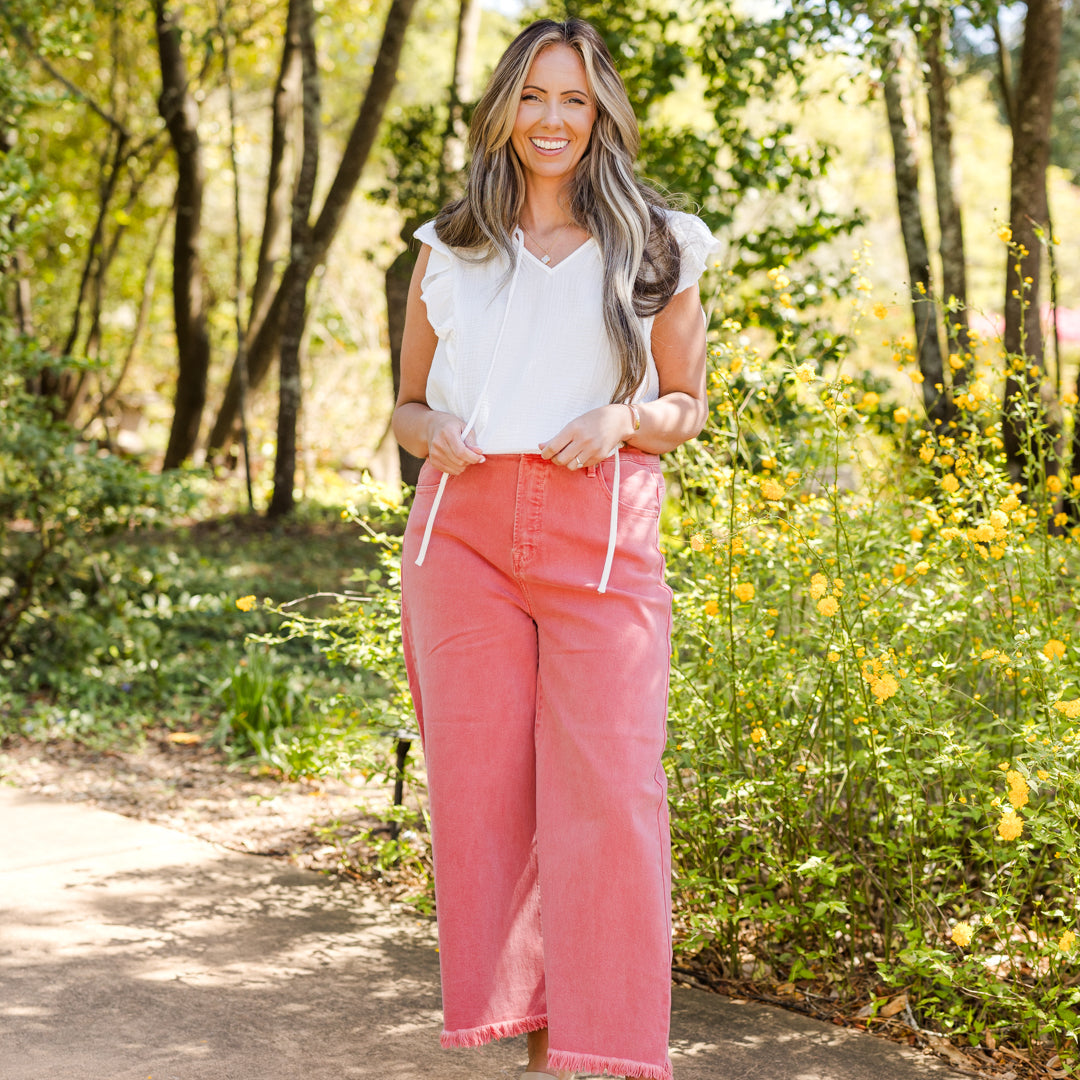 Peachy Keen Jeans, Peach Blossom