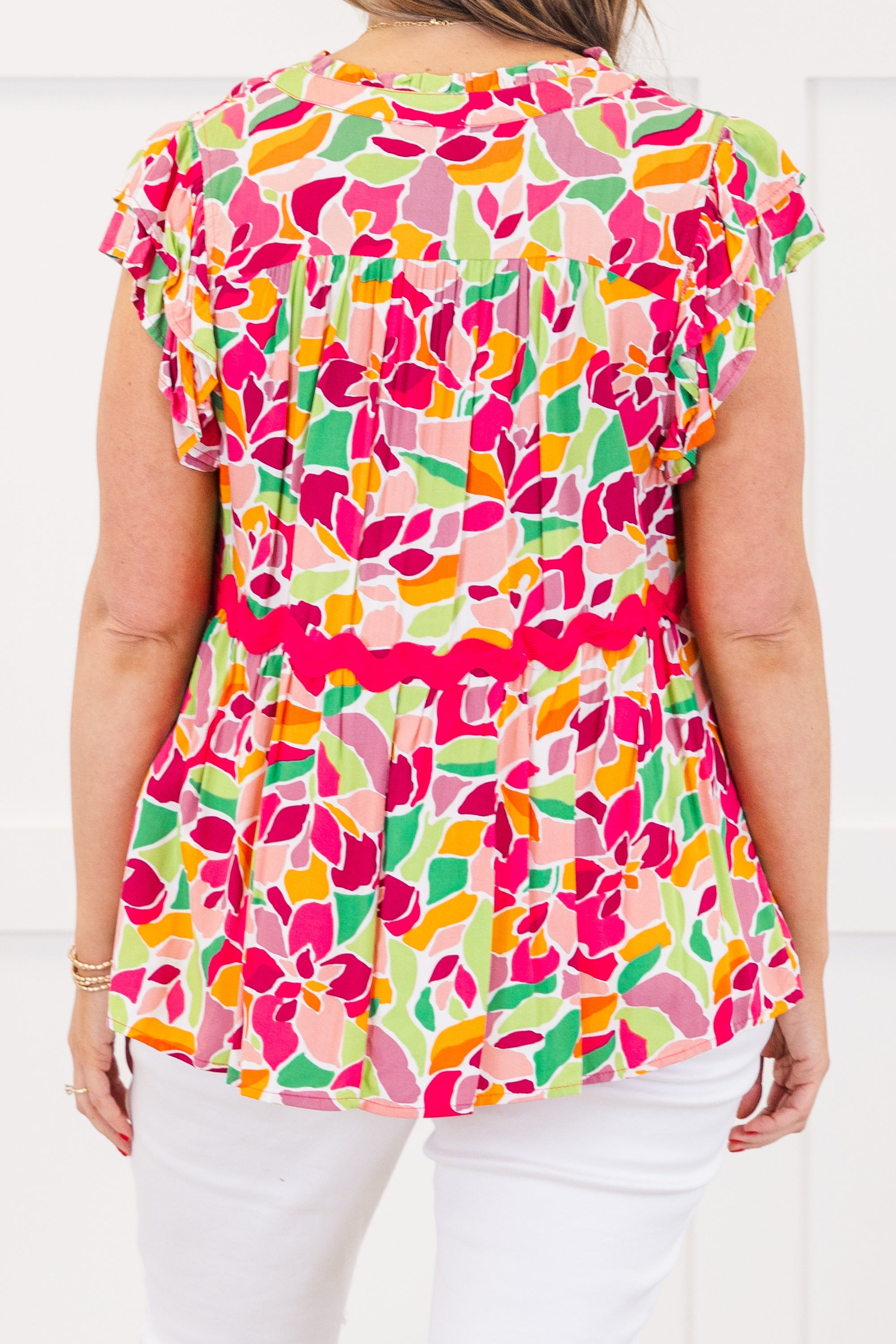 Peachy Keen Top, Rose Pink