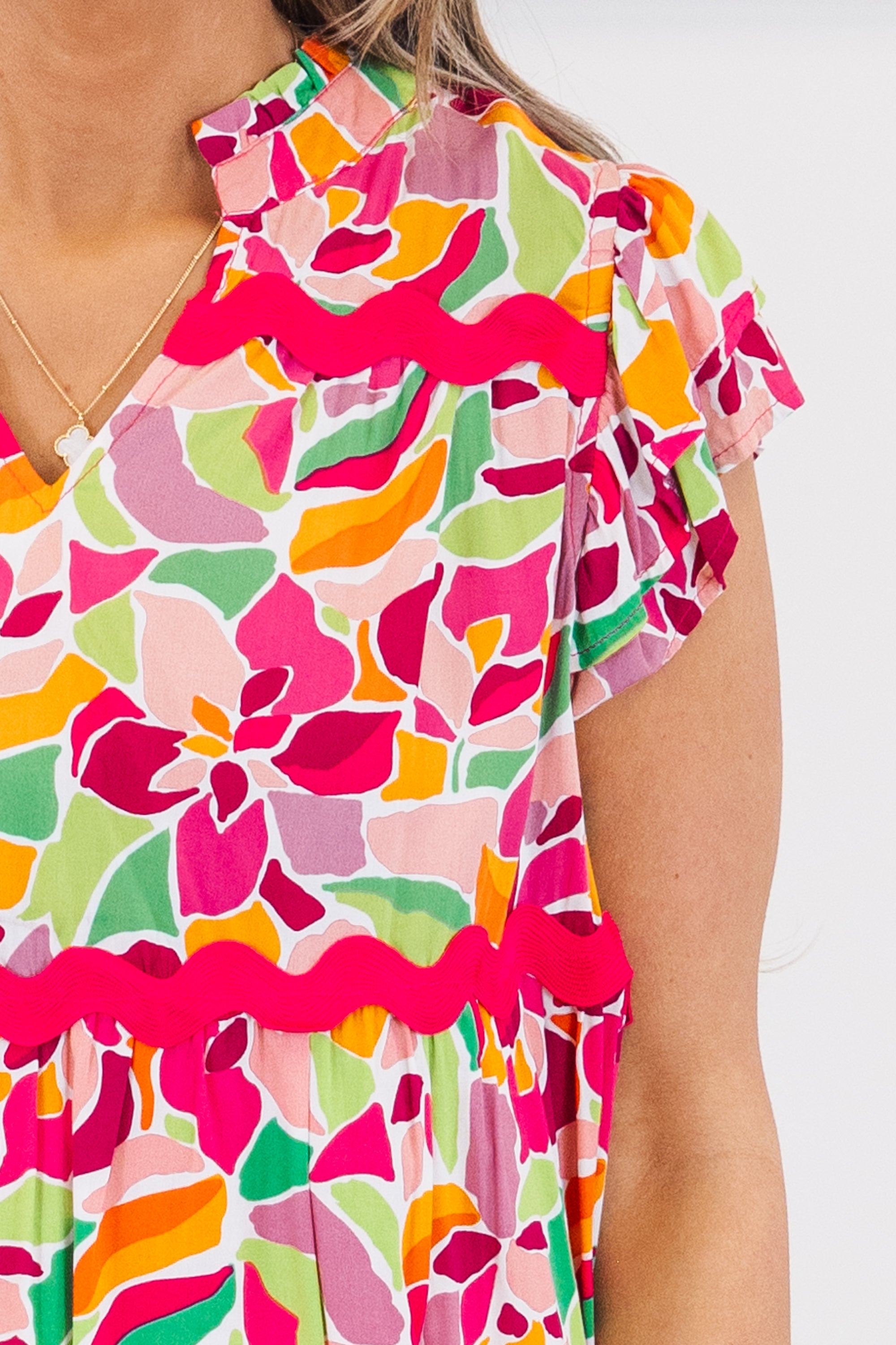 Peachy Keen Top, Rose Pink