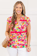 Peachy Keen Top, Rose Pink