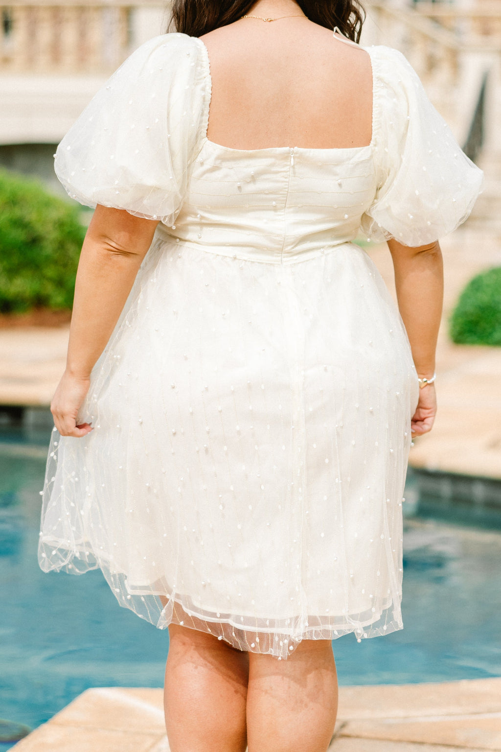 Pearl Dream Dress, Cream