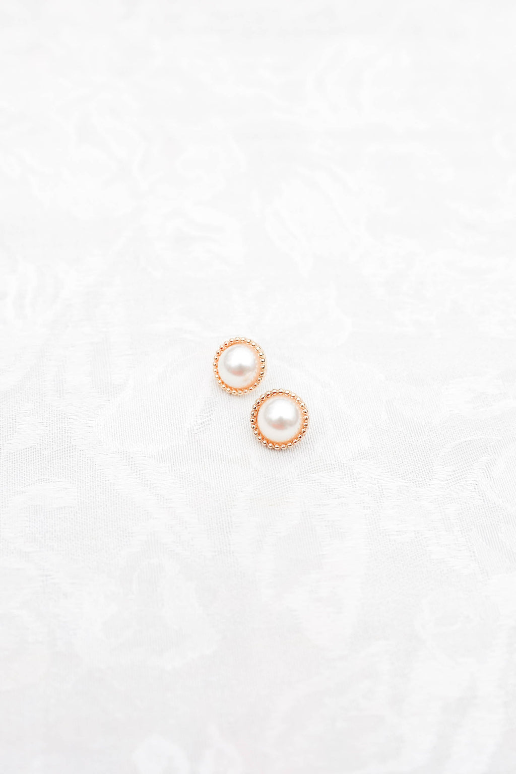 Pearl Petal Earrings, Gold