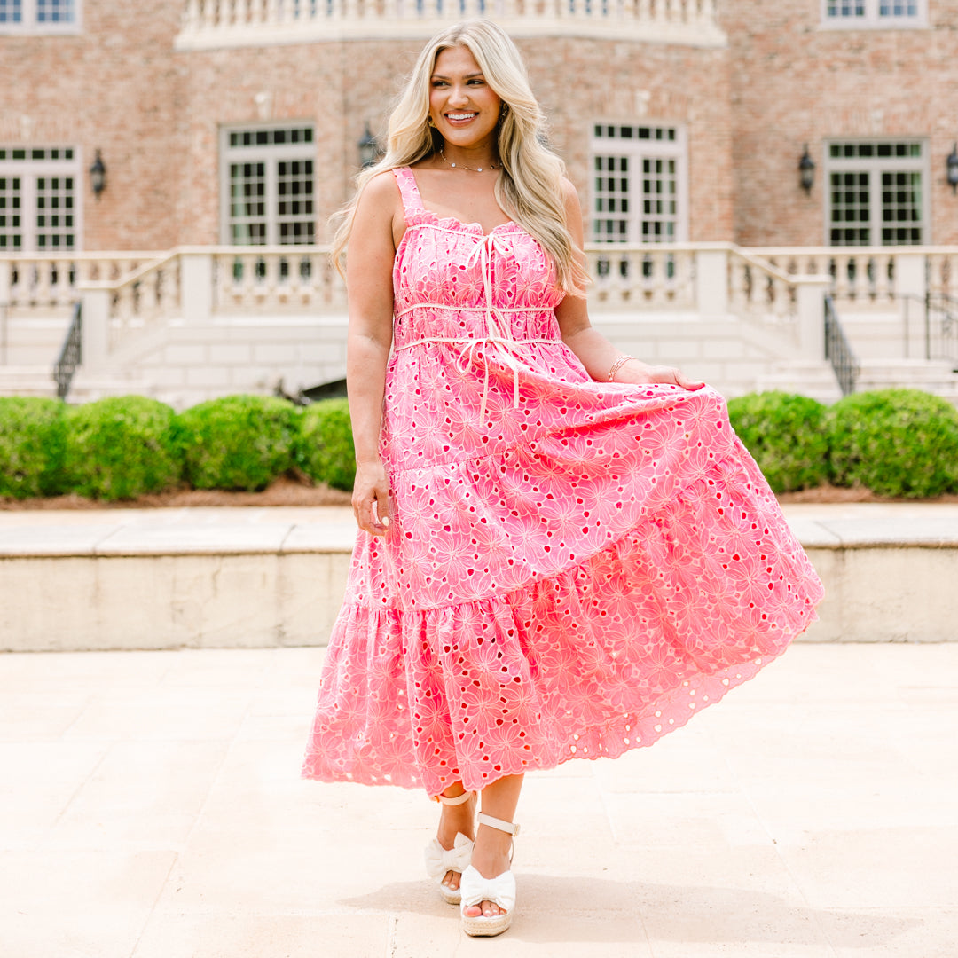 Peony Pink Dress, Pink