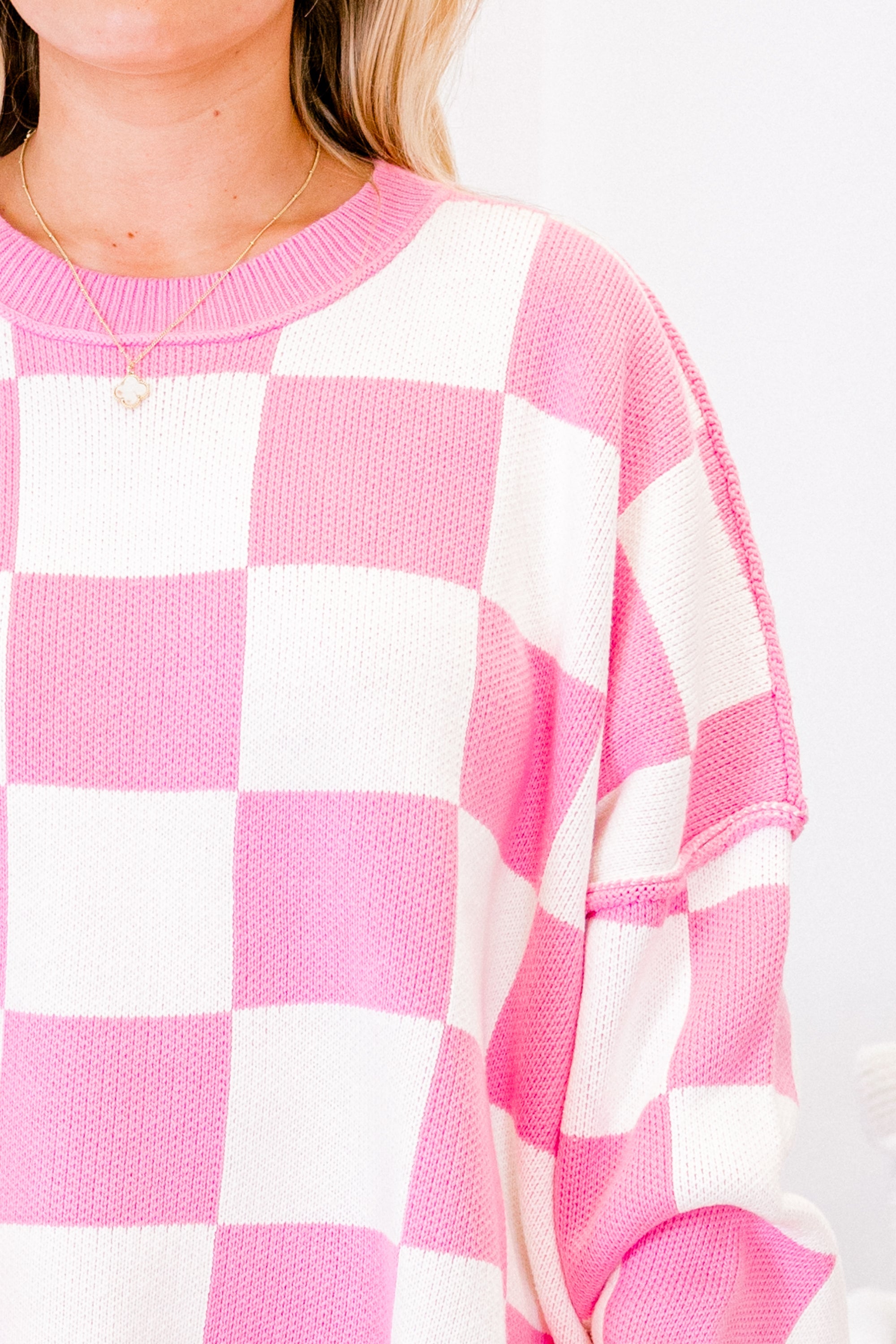 Perfect For a Picnic Sweater, Pink