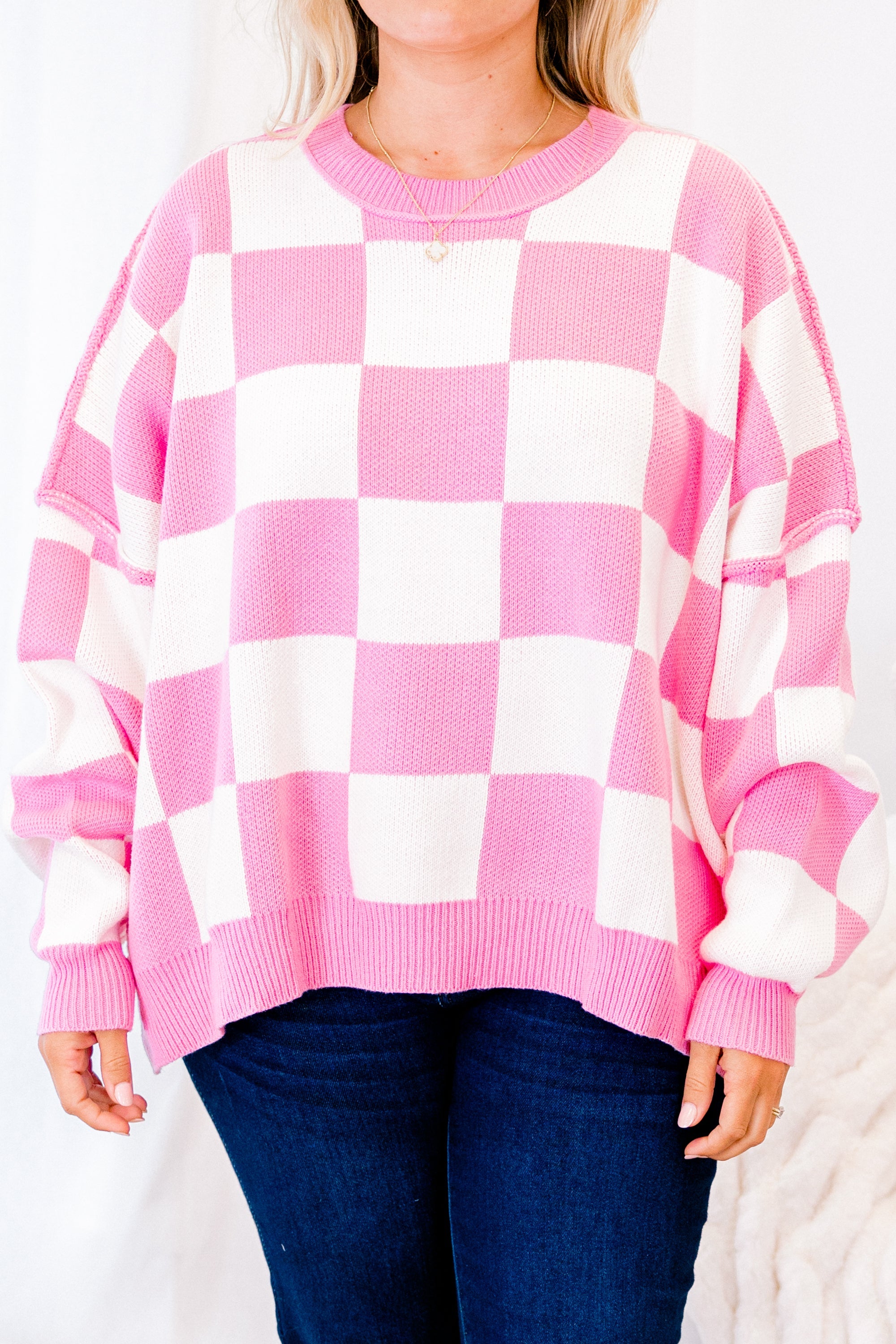 Perfect For a Picnic Sweater, Pink