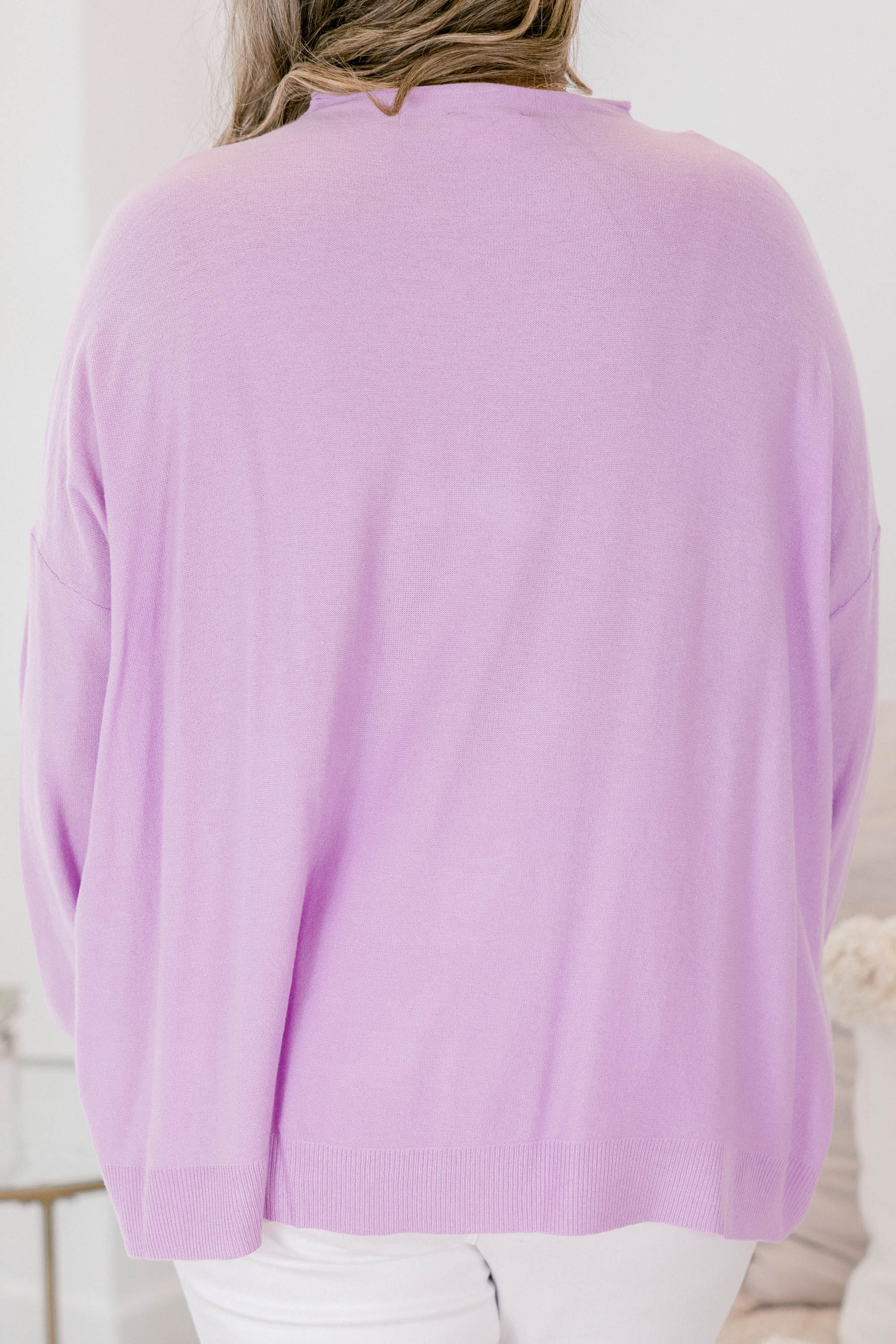 Perfect Timing Sweater, Purple