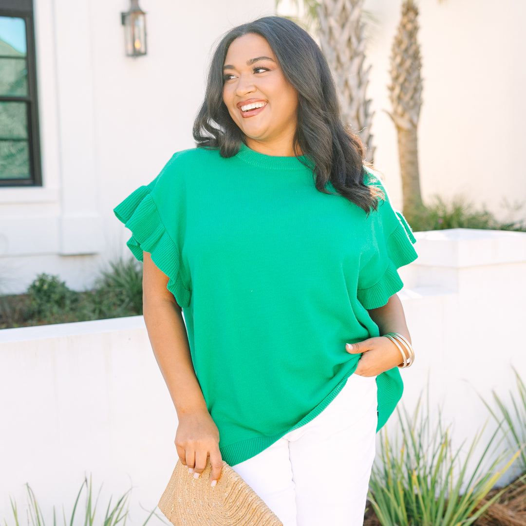 Perfectly You Sweater, Emerald