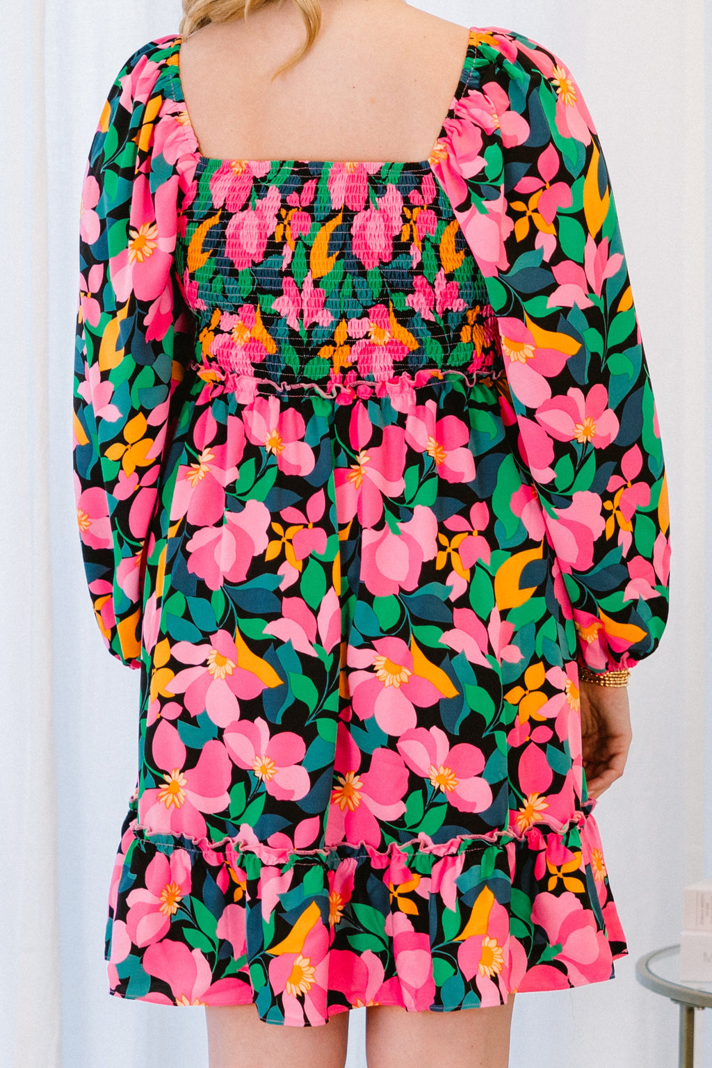 Petal Parade Dress, Black
