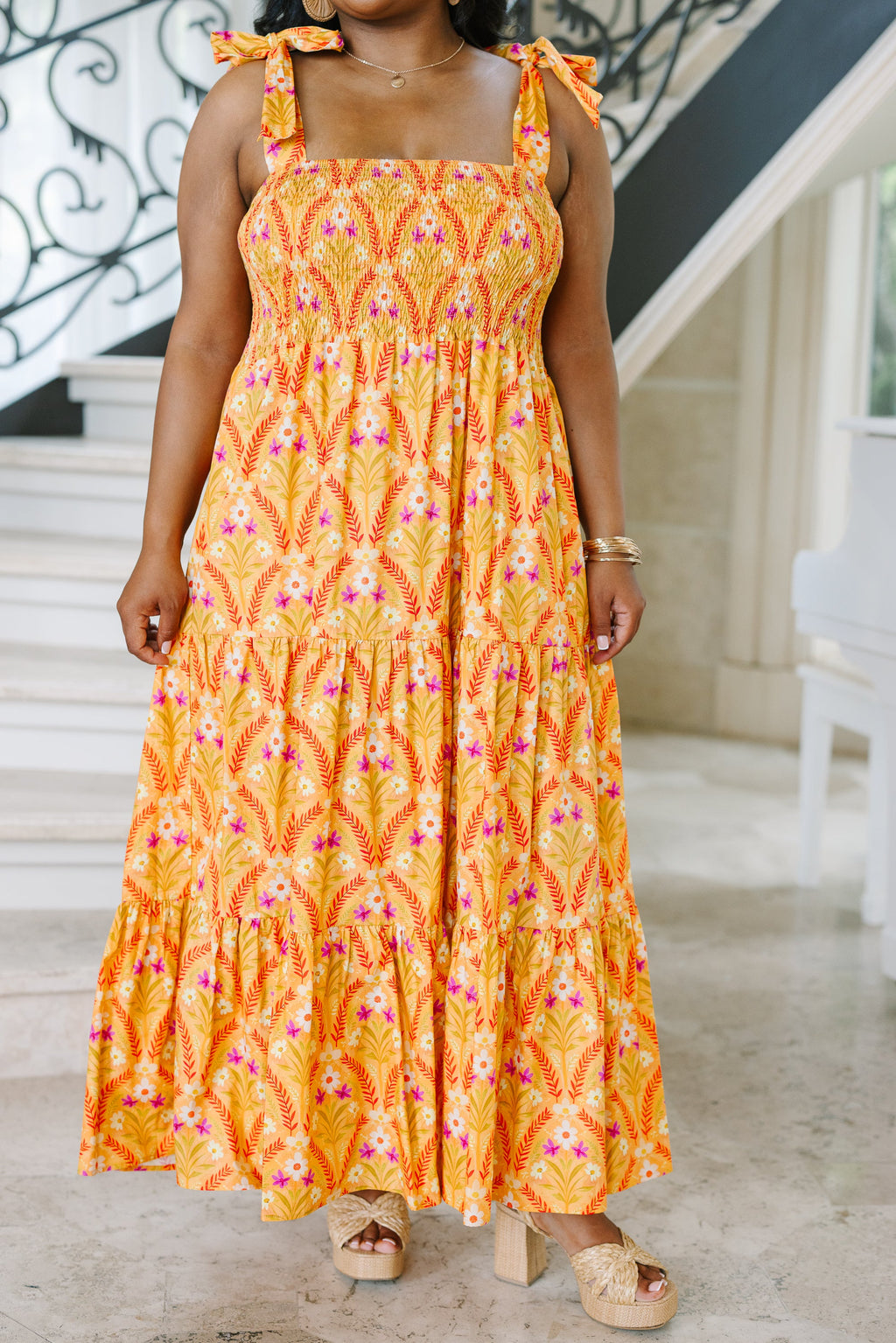 Pick Me Please Dress, Orange