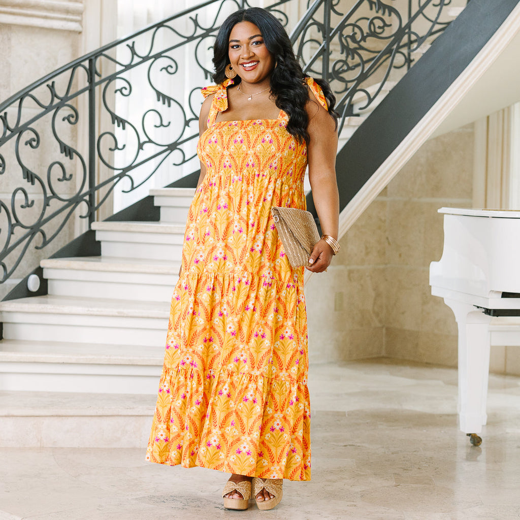 Pick Me Please Dress, Orange