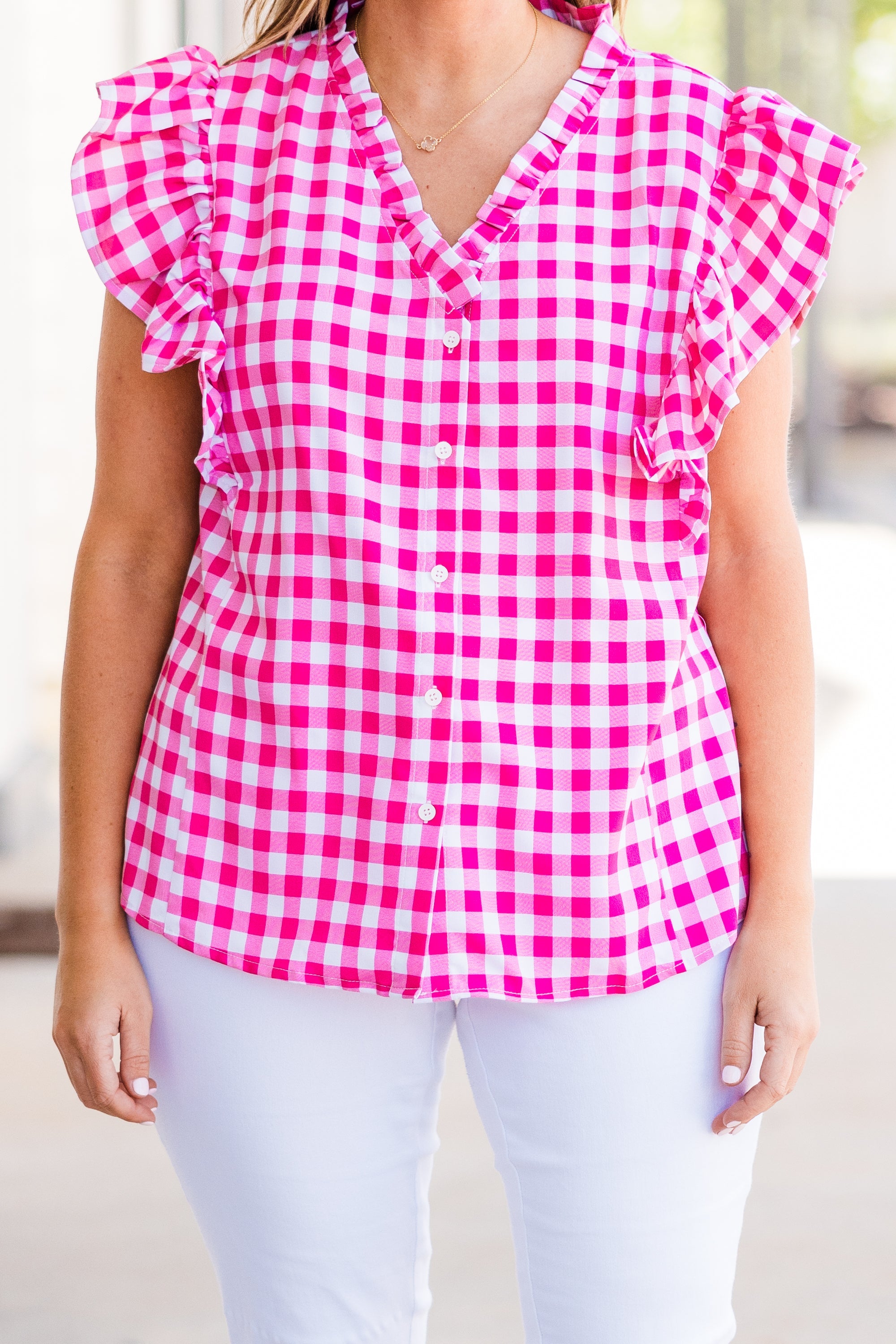 Picnic Kind Of Day Top, Pink