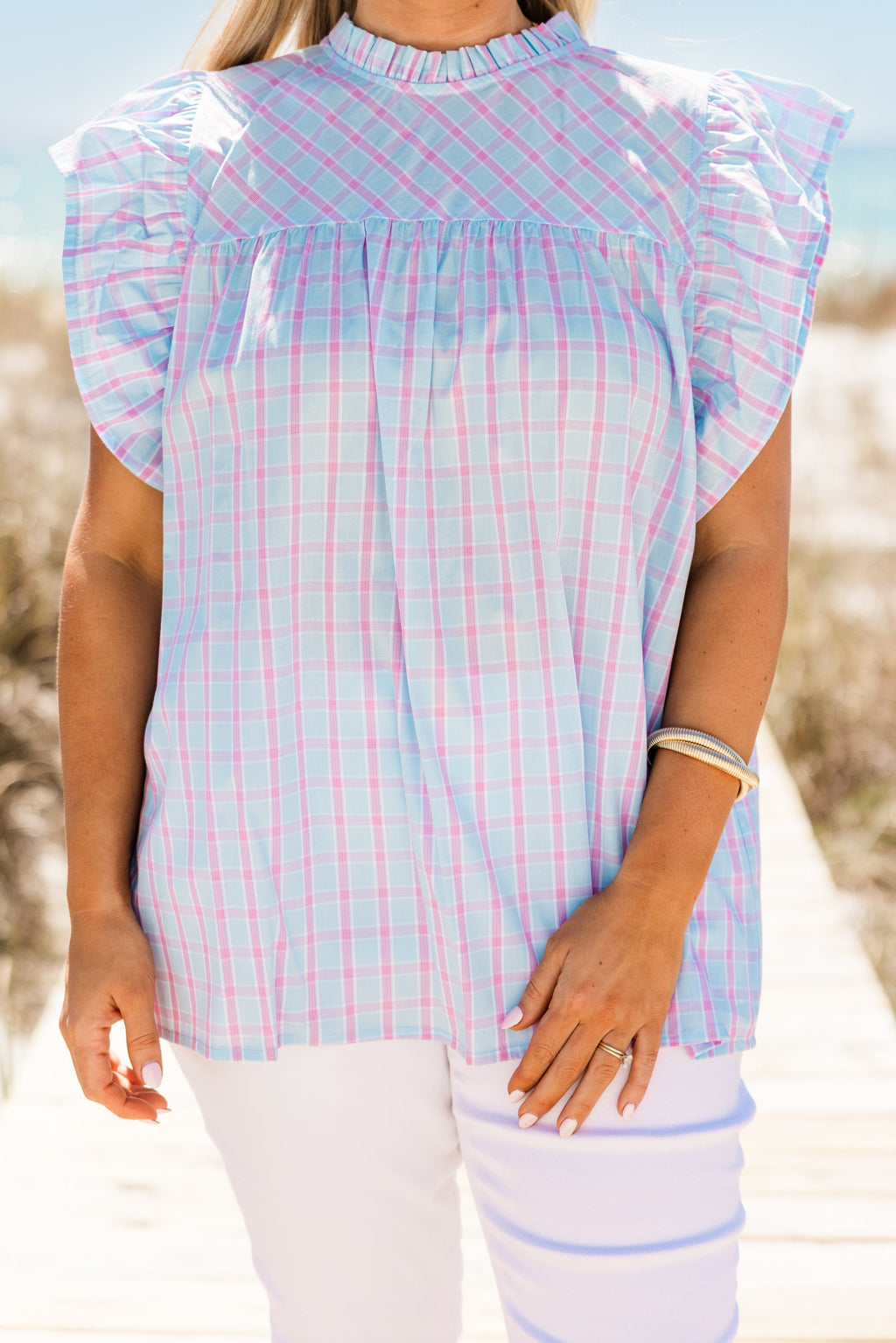 Picnic Lover Top, Blue