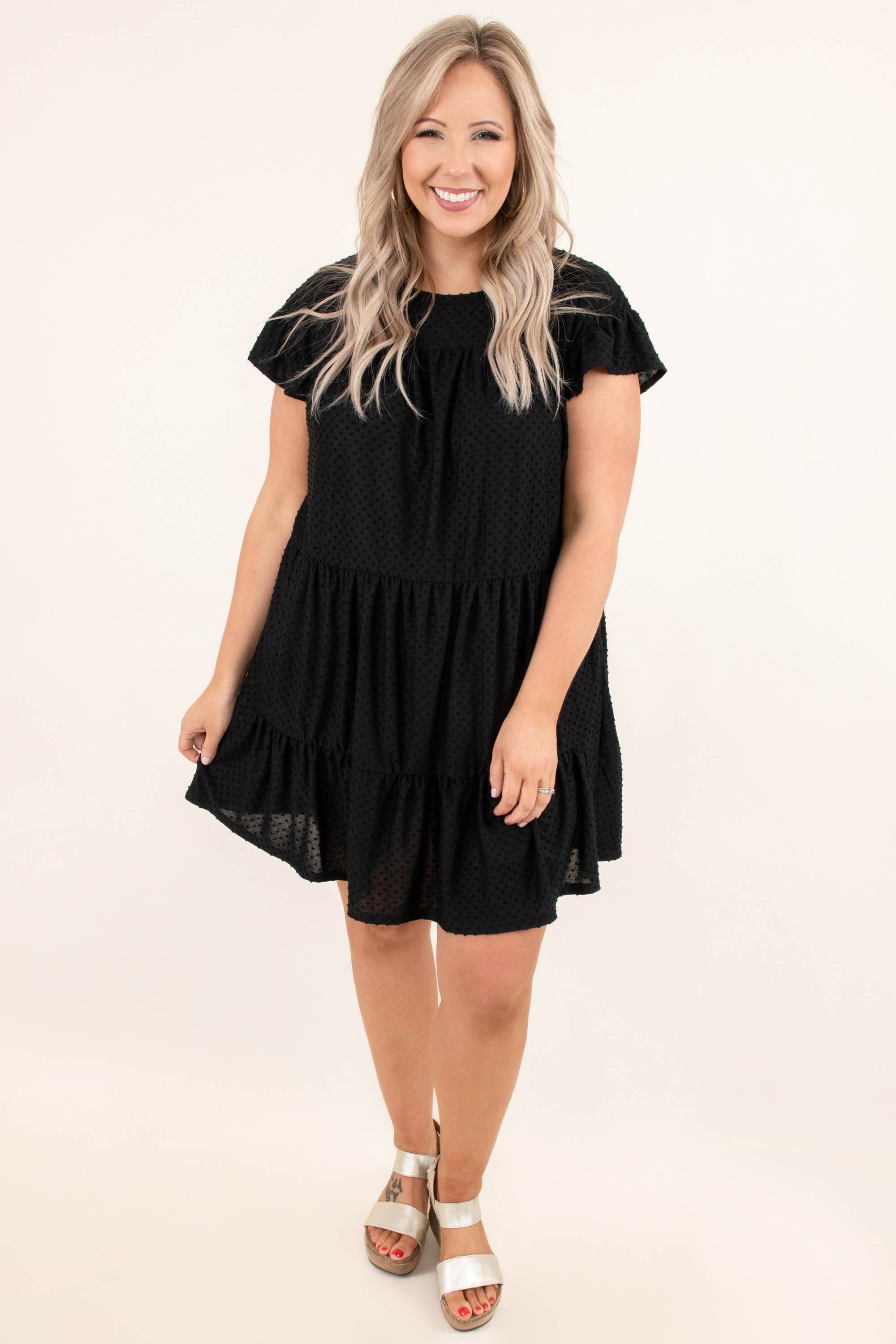 Piece At A Time Dress, Black