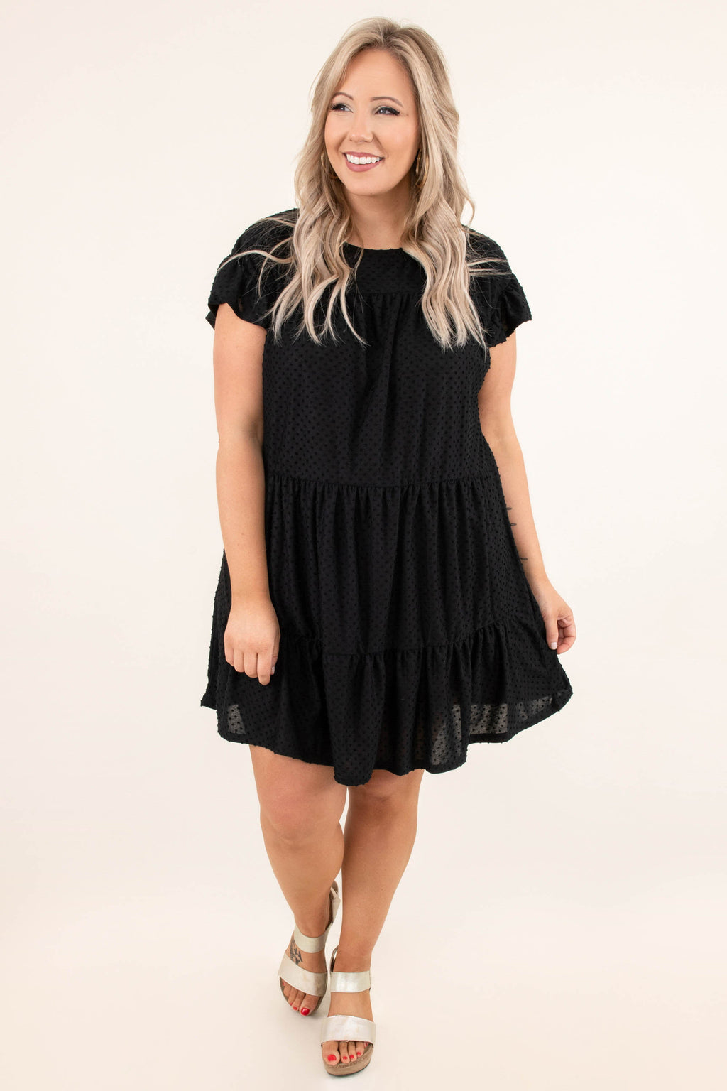 Piece At A Time Dress, Black