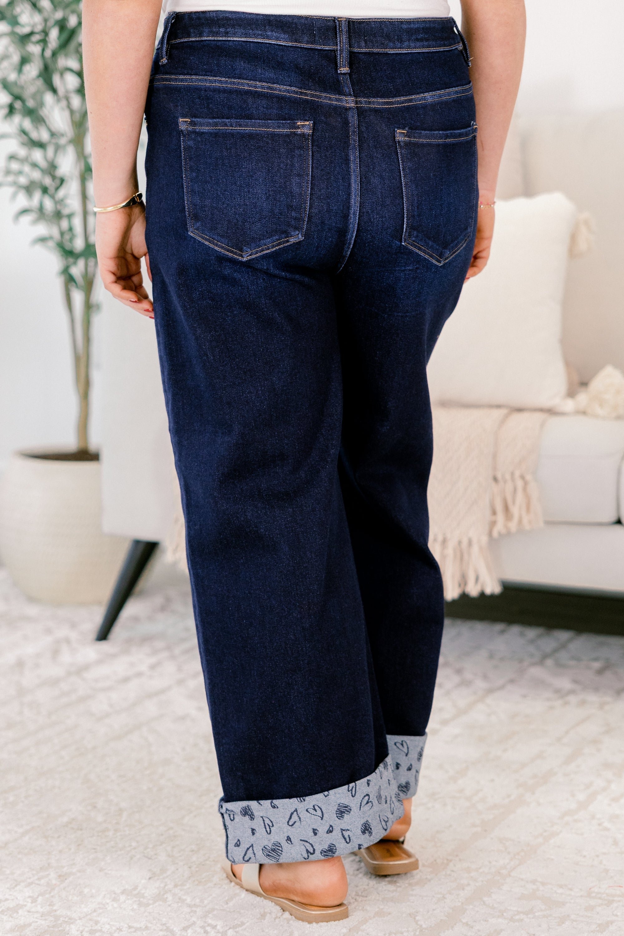 Piece of My Heart Jeans, Dark Wash