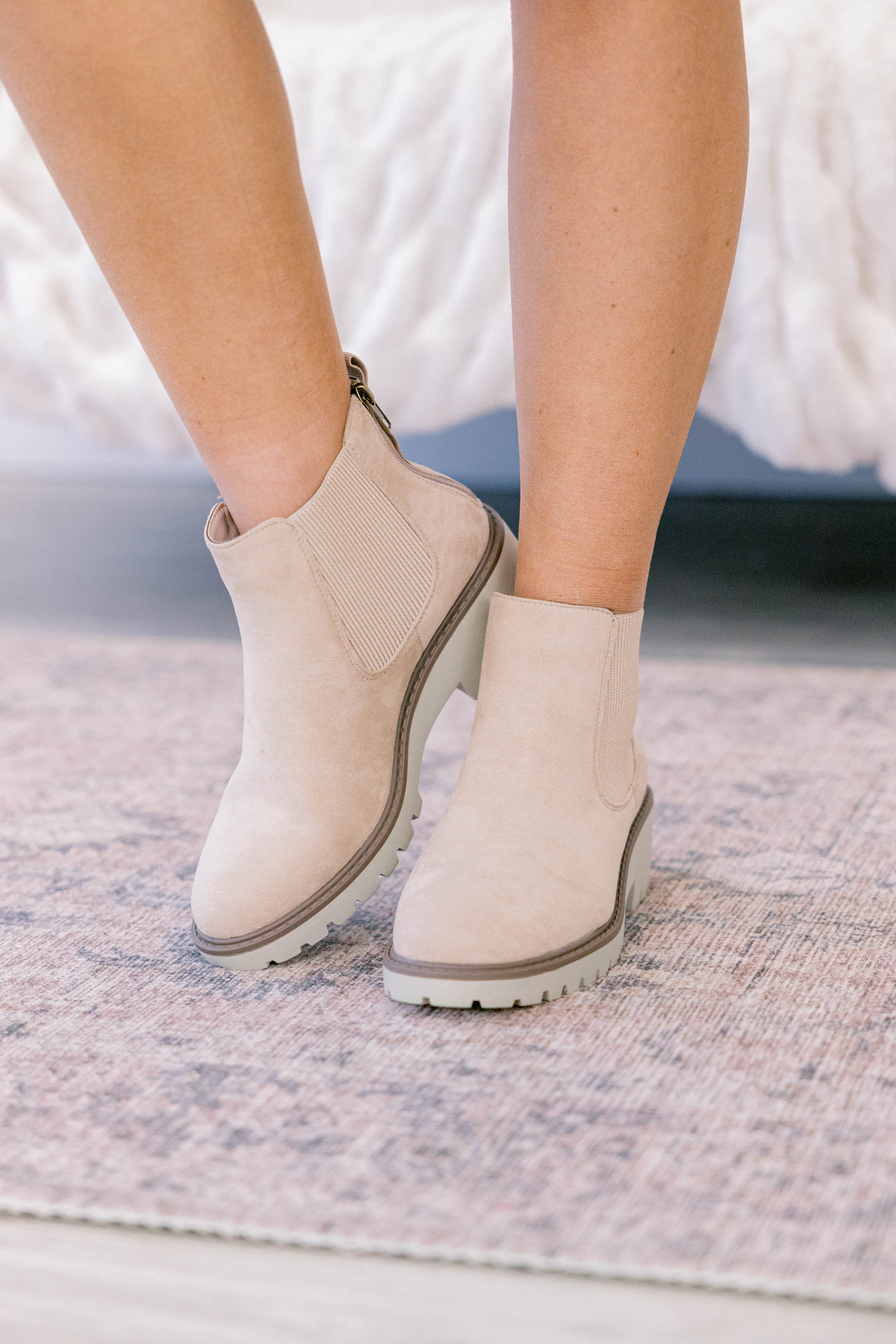 Play It Loud Booties, Sand