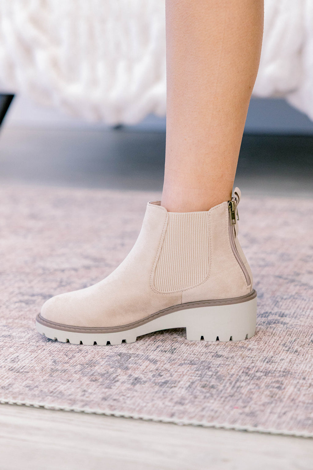 Play It Loud Booties, Sand